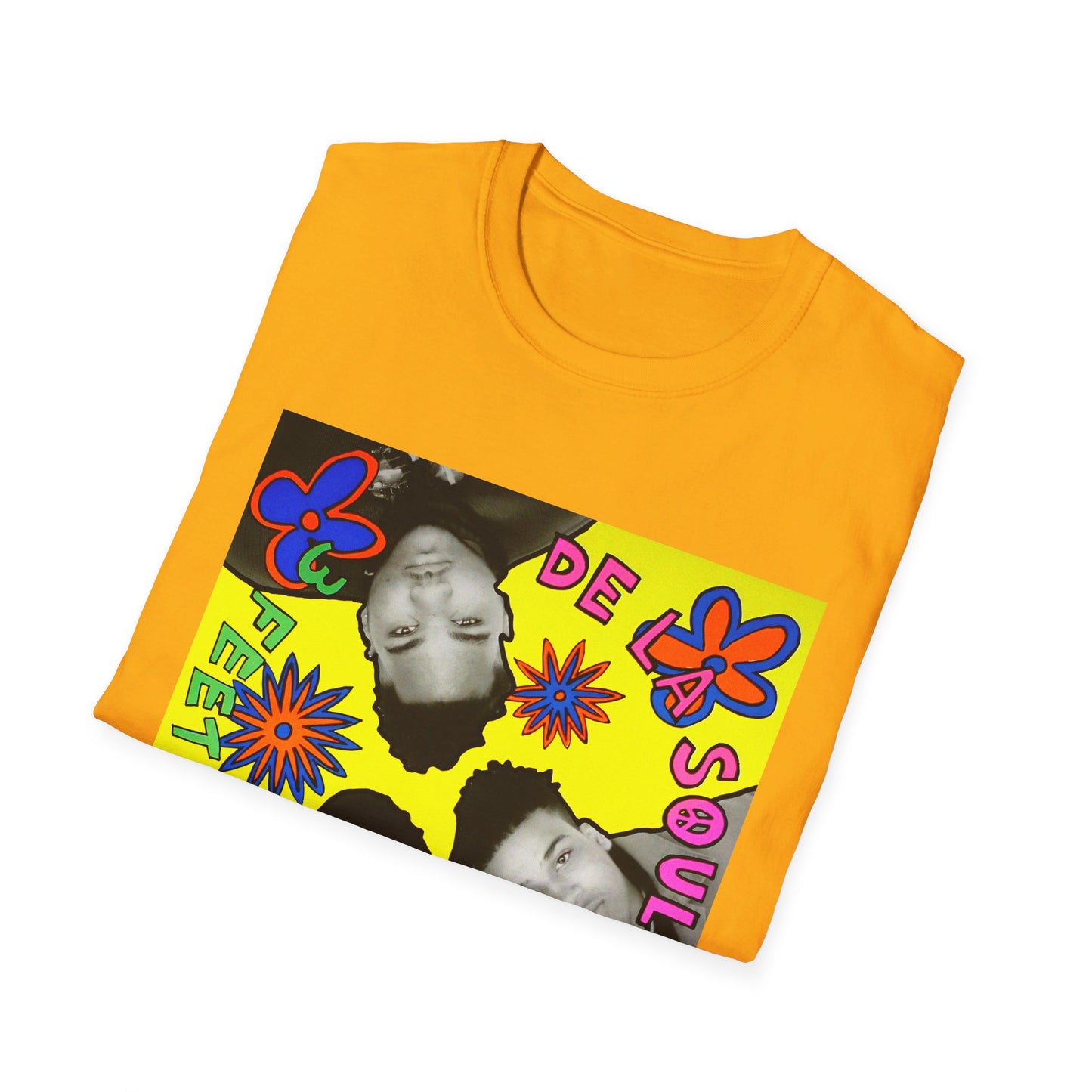 de la soul 1989 3 feet high and rising album tshirt