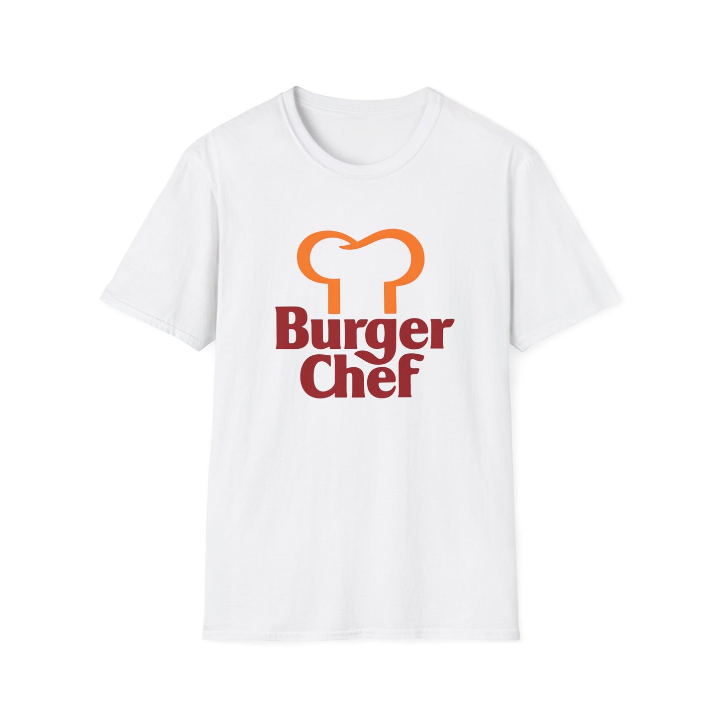 vintage defunct burger chef fast food logo tshirt