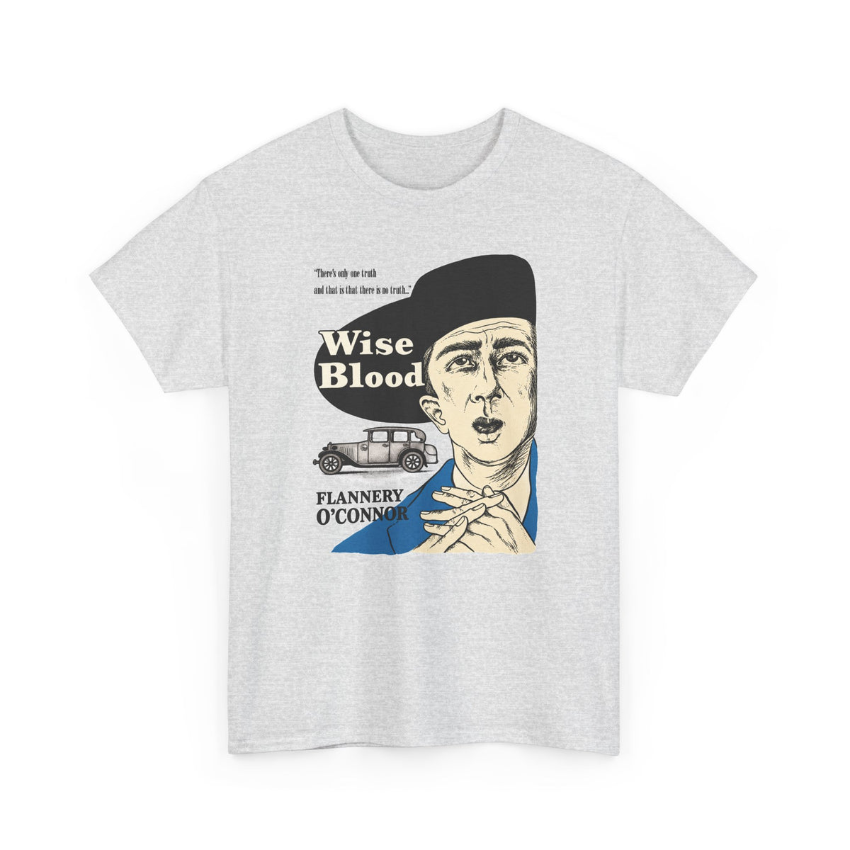 1952 wise blood flannery o'connor alternative book cover tshirt