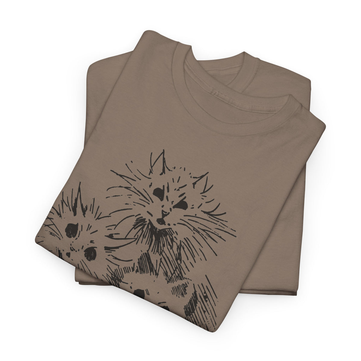 louis wain ghost cats sketch edit tshirt