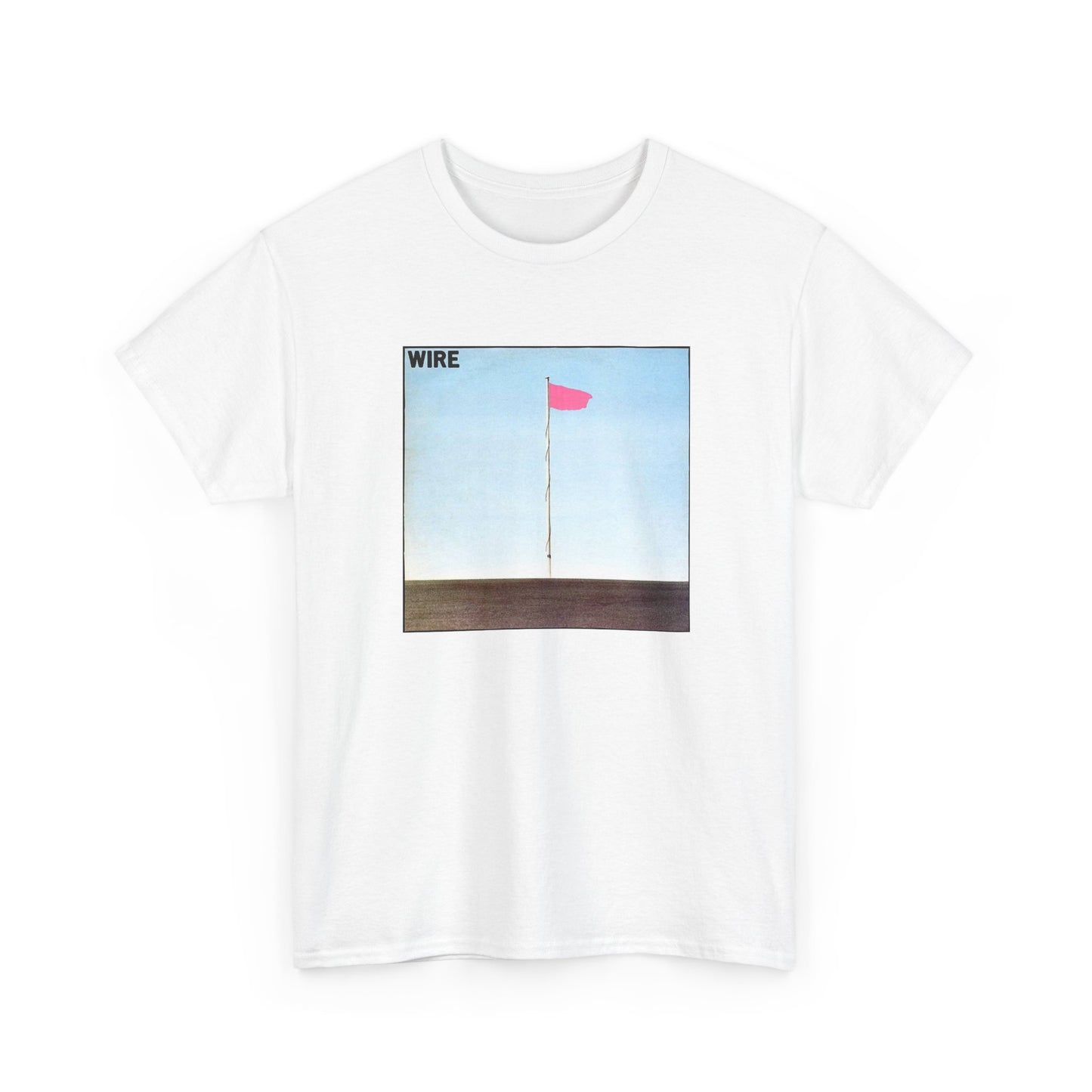 wire 1977 pink flag album cover tshirt
