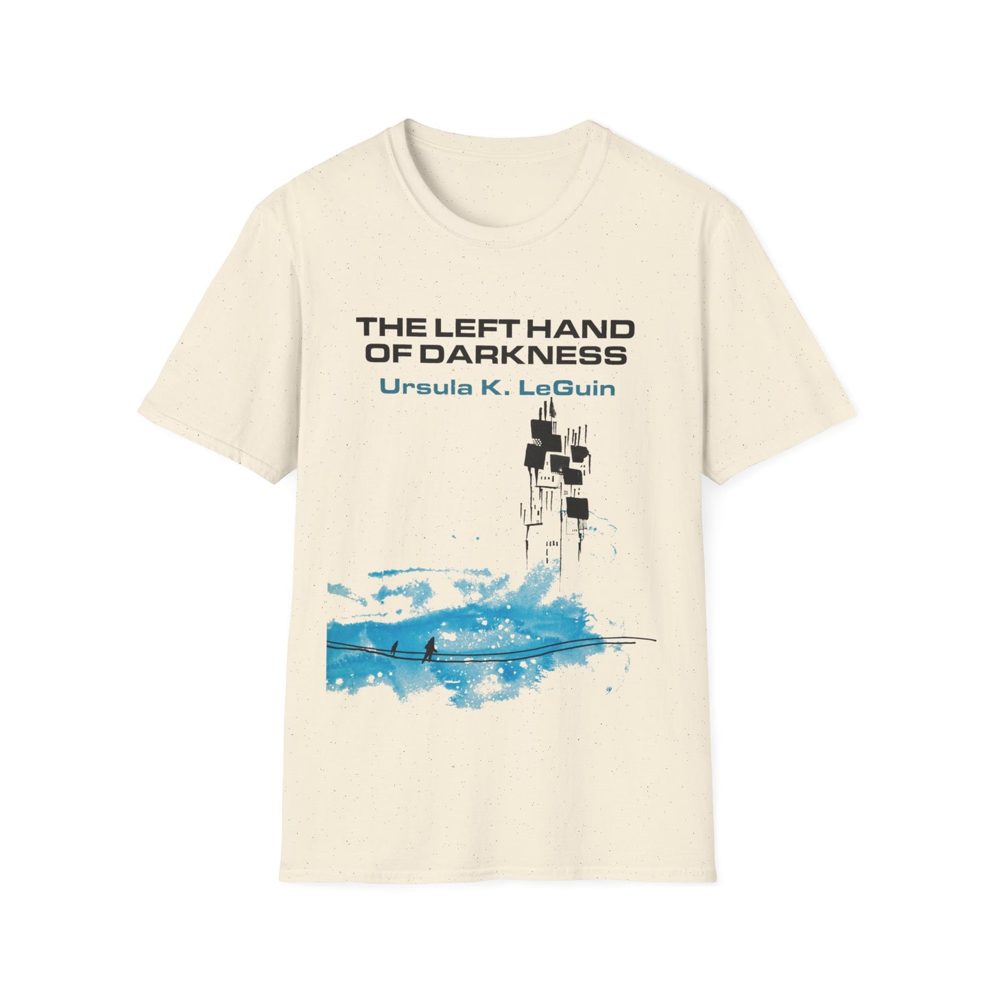 1969 book the left hand of darkness by ursula k le guin book cover tshirt