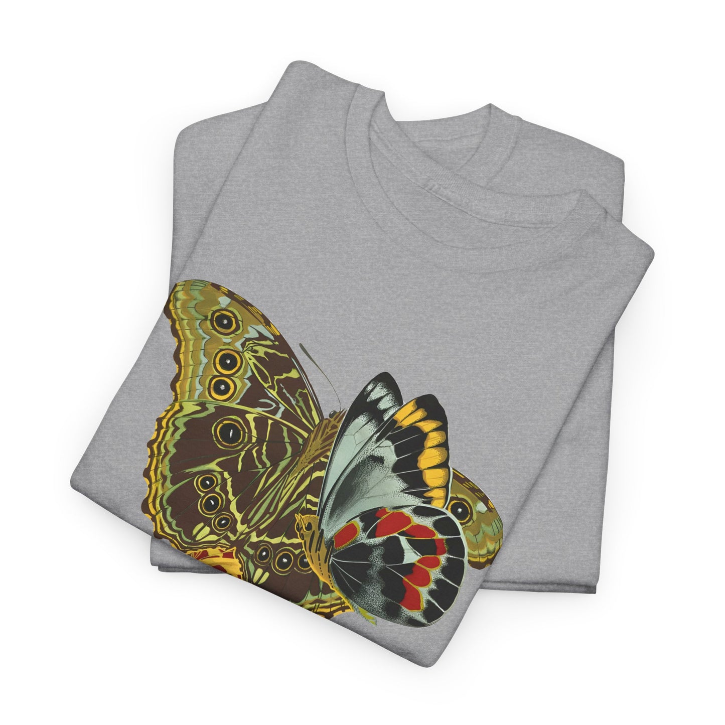 1925 papillons butterfly illustration by emile allain seguy tshirt