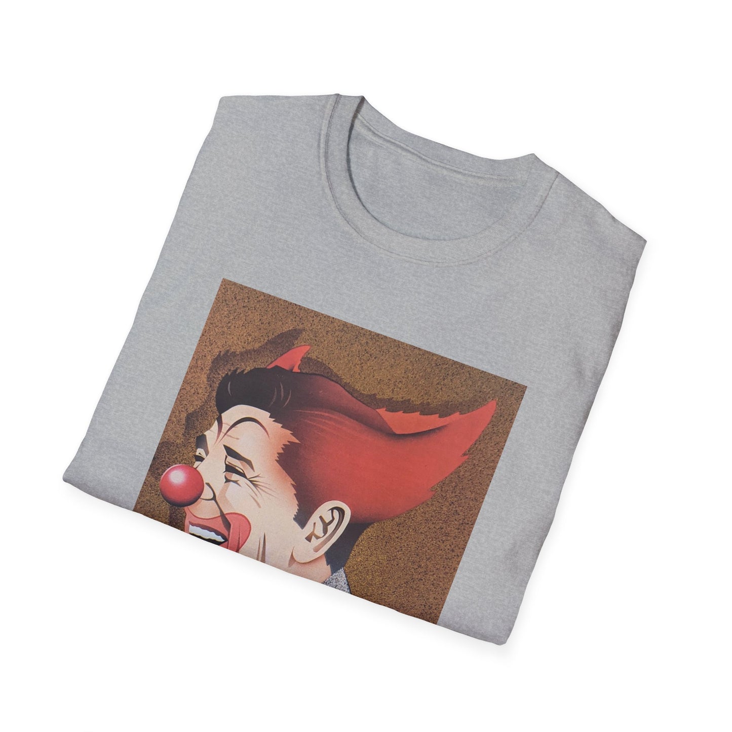 ronald reagan 40th US president clown tshirt