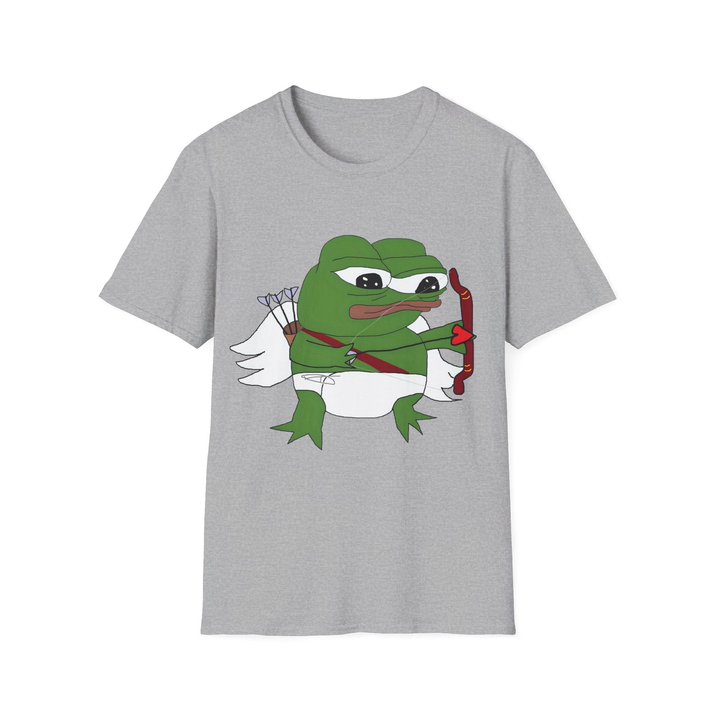 cupid pepe valentine's day tshirt