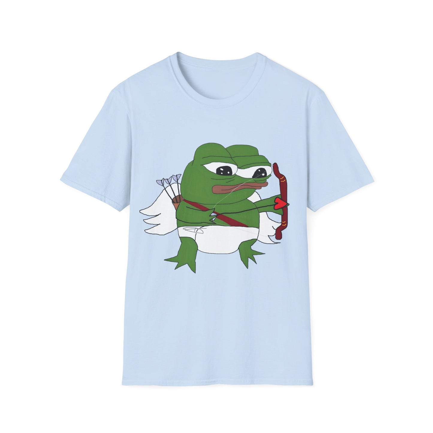 cupid pepe valentine's day tshirt