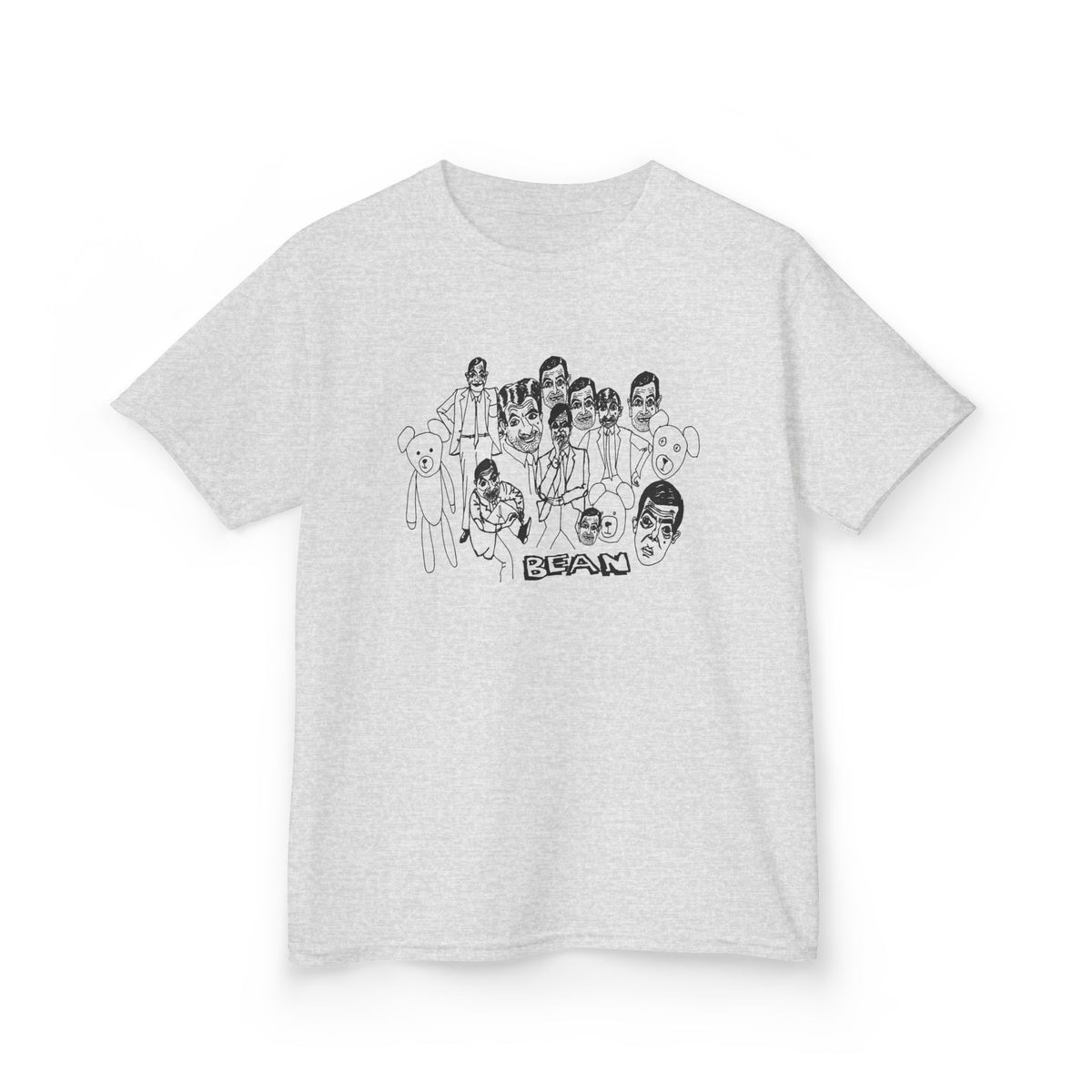 scary bean original drawing YOUTH SIZE short sleeve tee