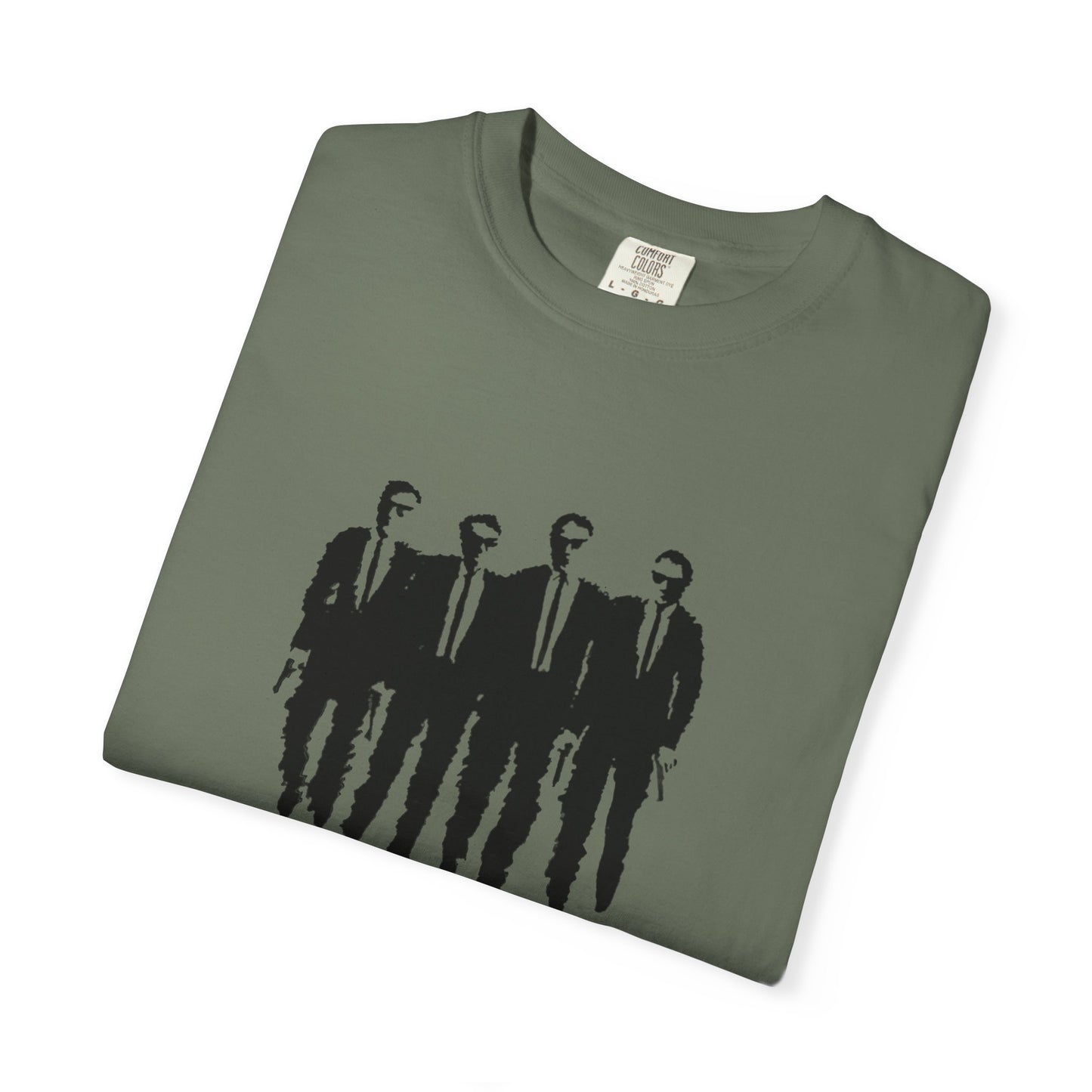 reservoir dogs vhs cover graphic tshirt on comfort colors