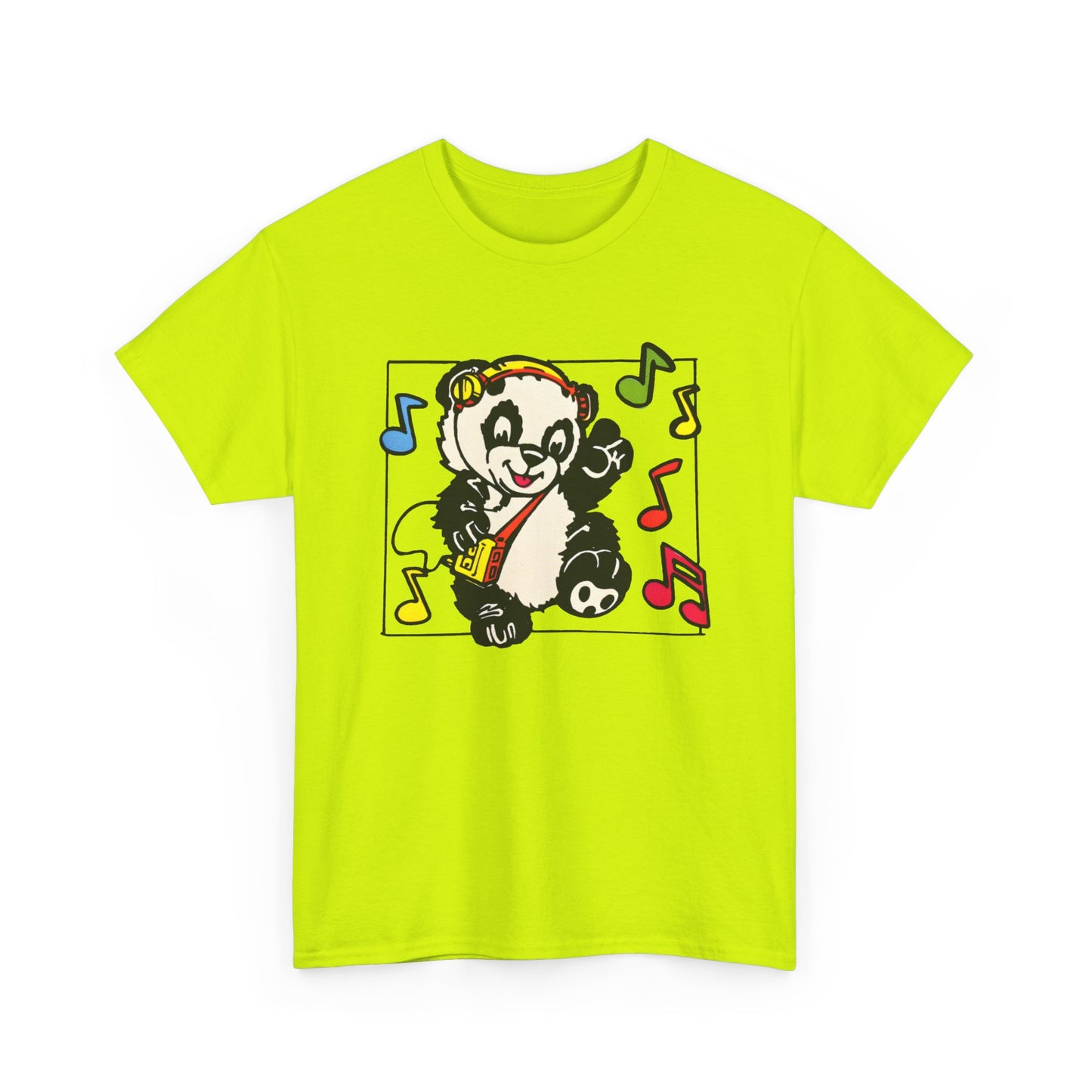 vintage 1980s dancing panda graphic reproduction tshirt