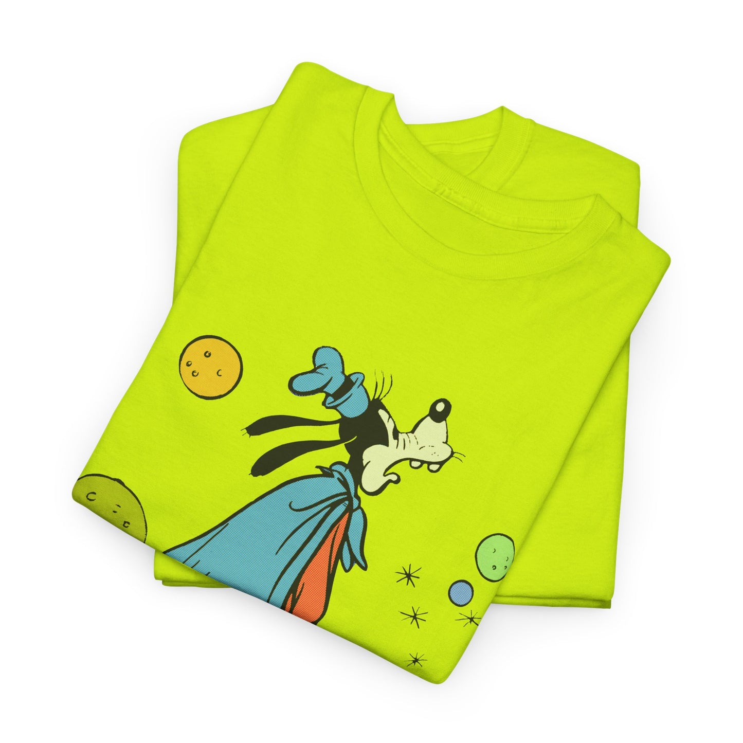 dog in space comic tshirt