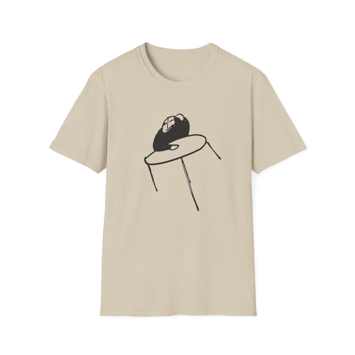 early 1900s sketch india ink on paper by franz kafka on a tshirt