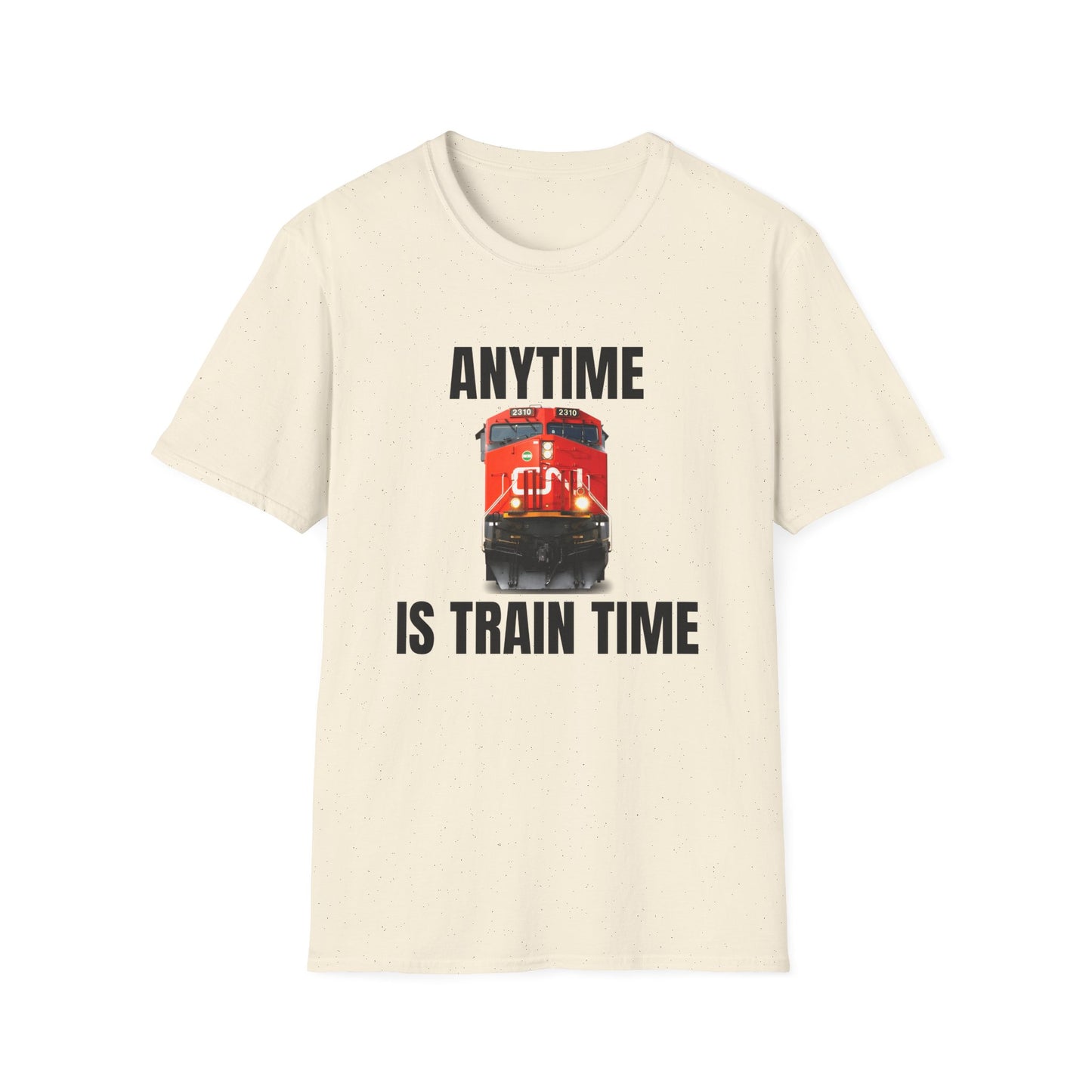 cn rail anytime is train time tshirt
