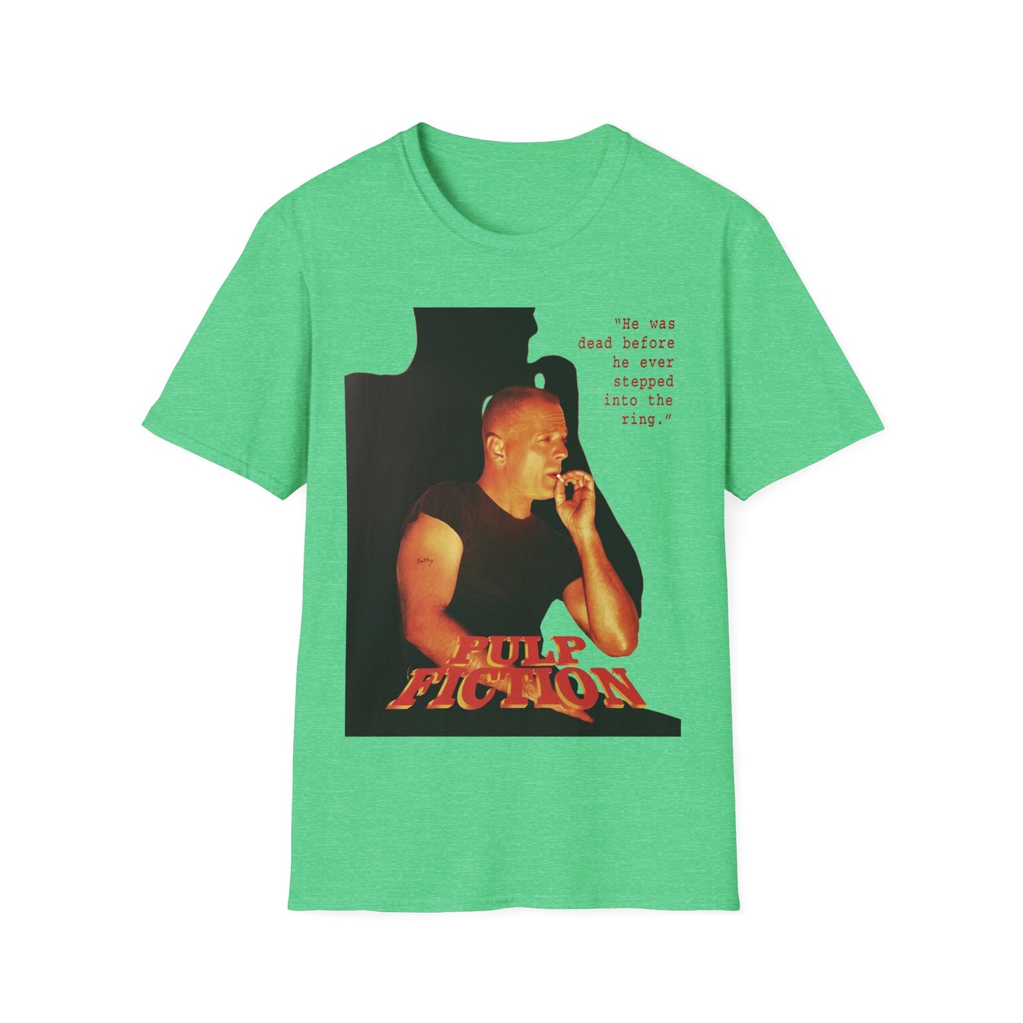 bruce willis pulp fiction the boxer tshirt