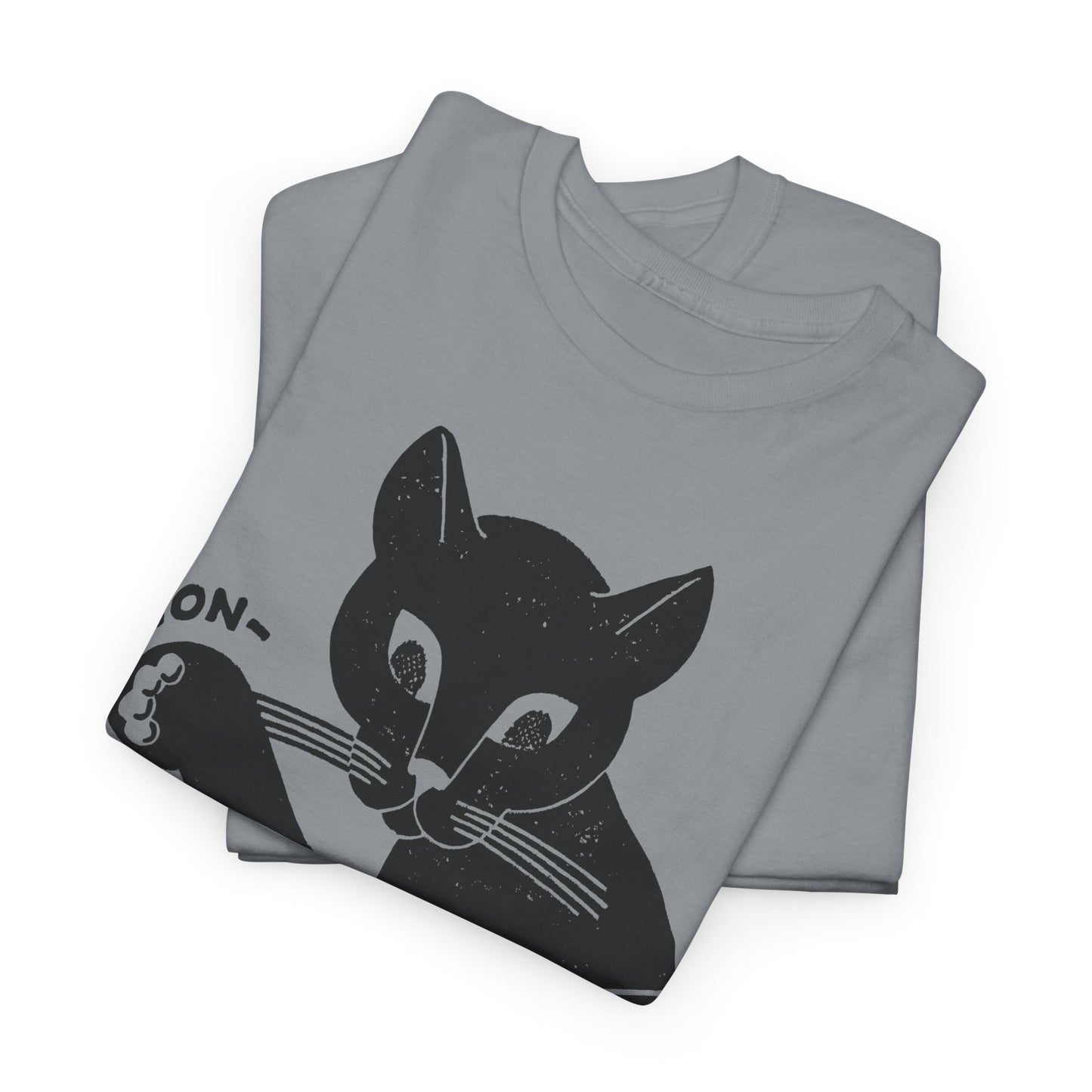 1940s cat's paw rubber heels and soles shoe company logo reproduction tshirt