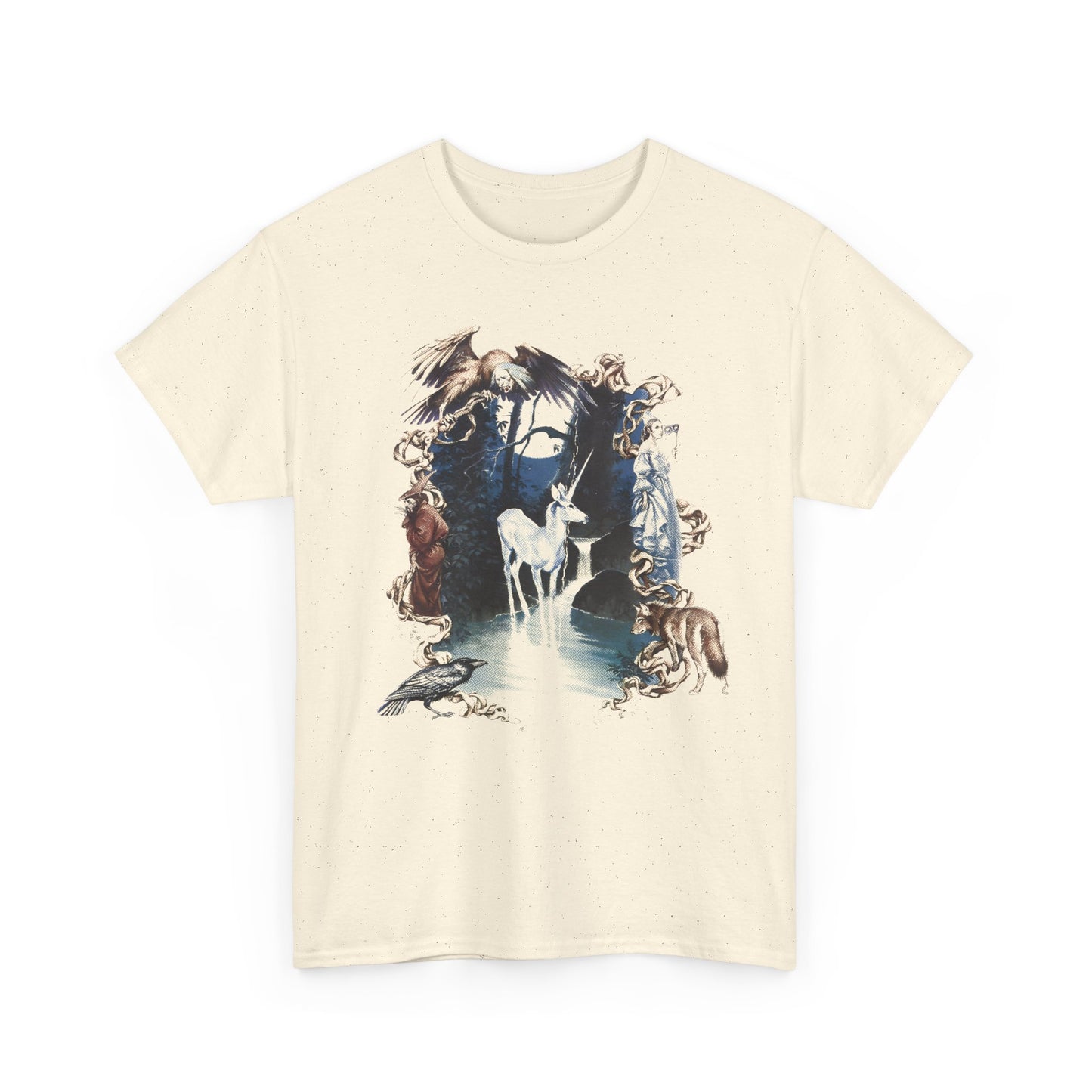 1982 the last unicorn by peter s beagle book cover tshirt