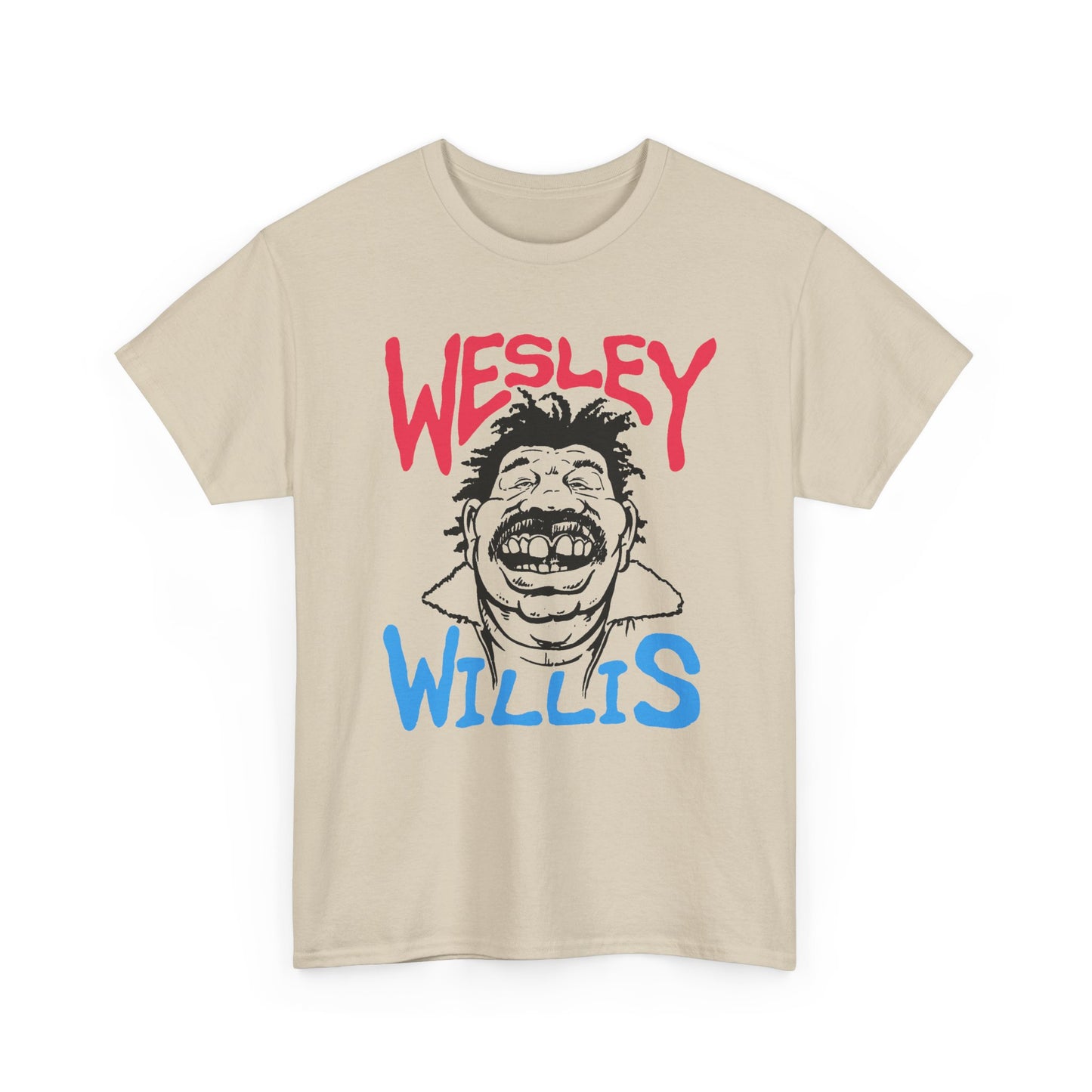 1996 wesley willis show poster custom reproduction tshirt