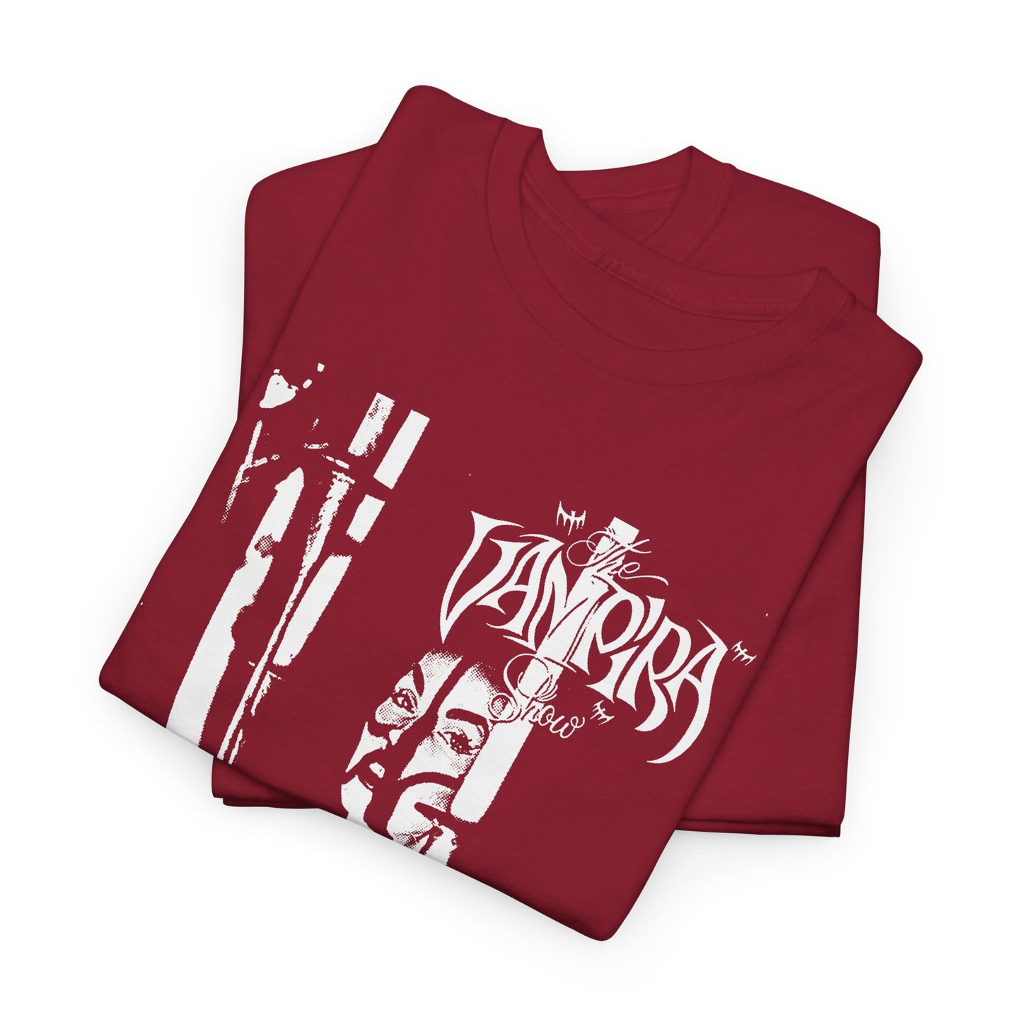 vampira show rare photo edit dark tshirt