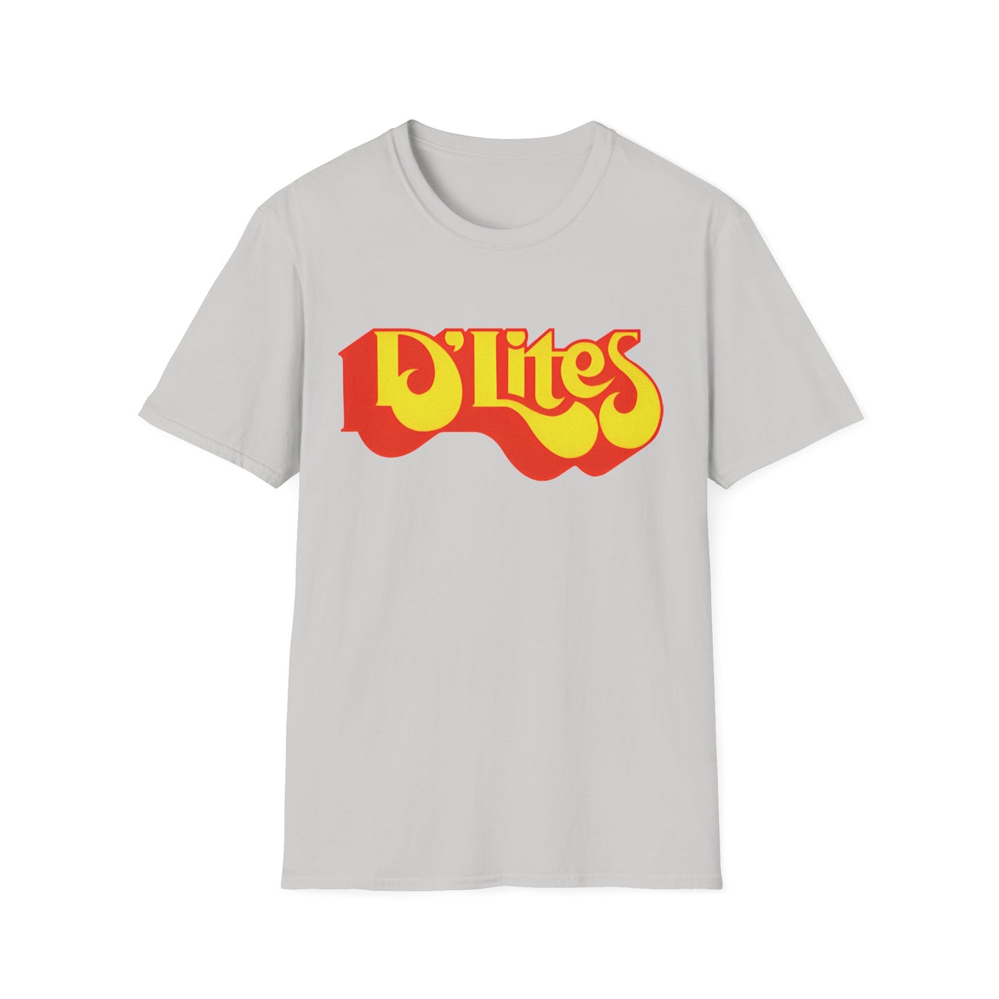 vintage defunct d lites healthy fast food logo tshirt