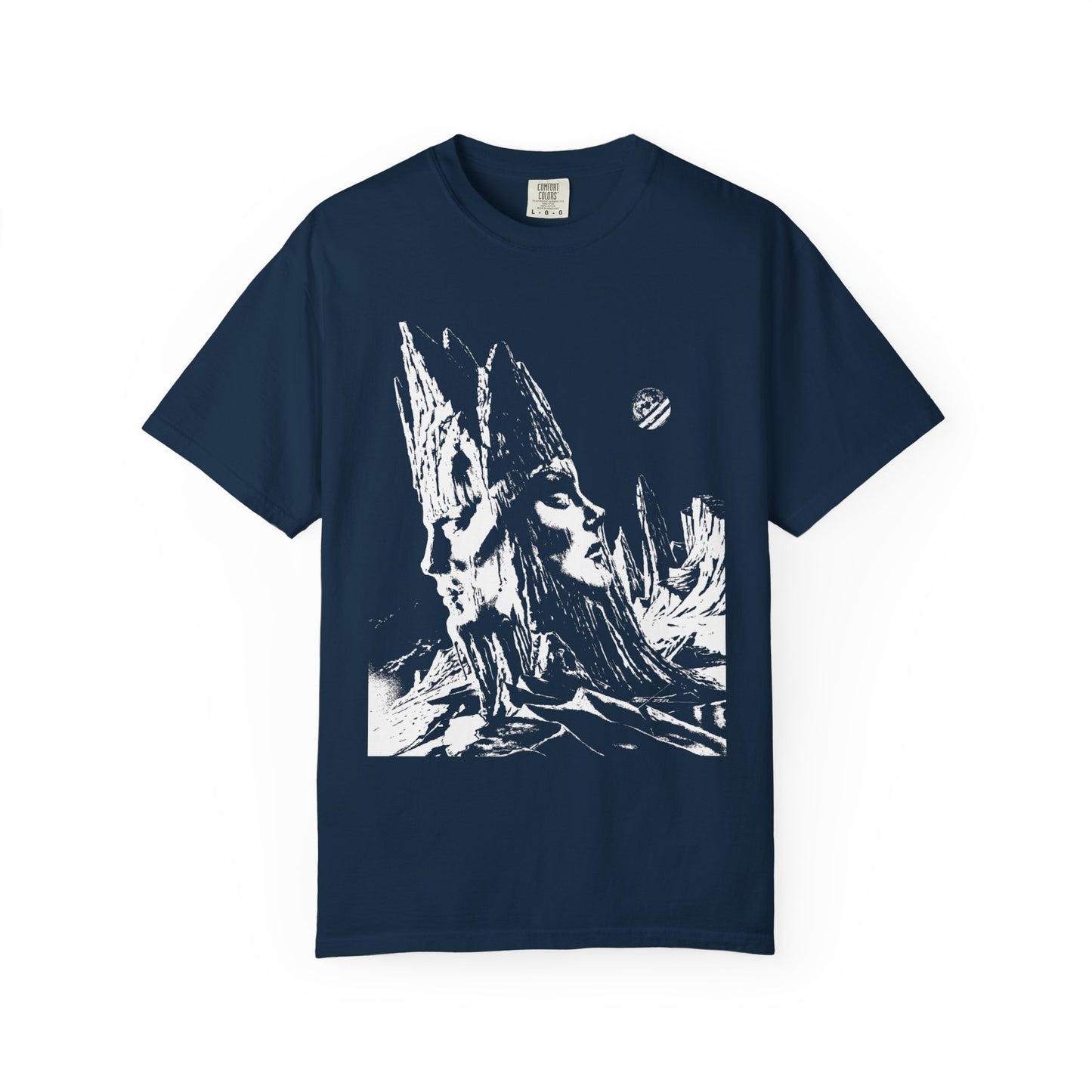 ursula k le guin the left hand of darkness book cover tshirt on comfort colors