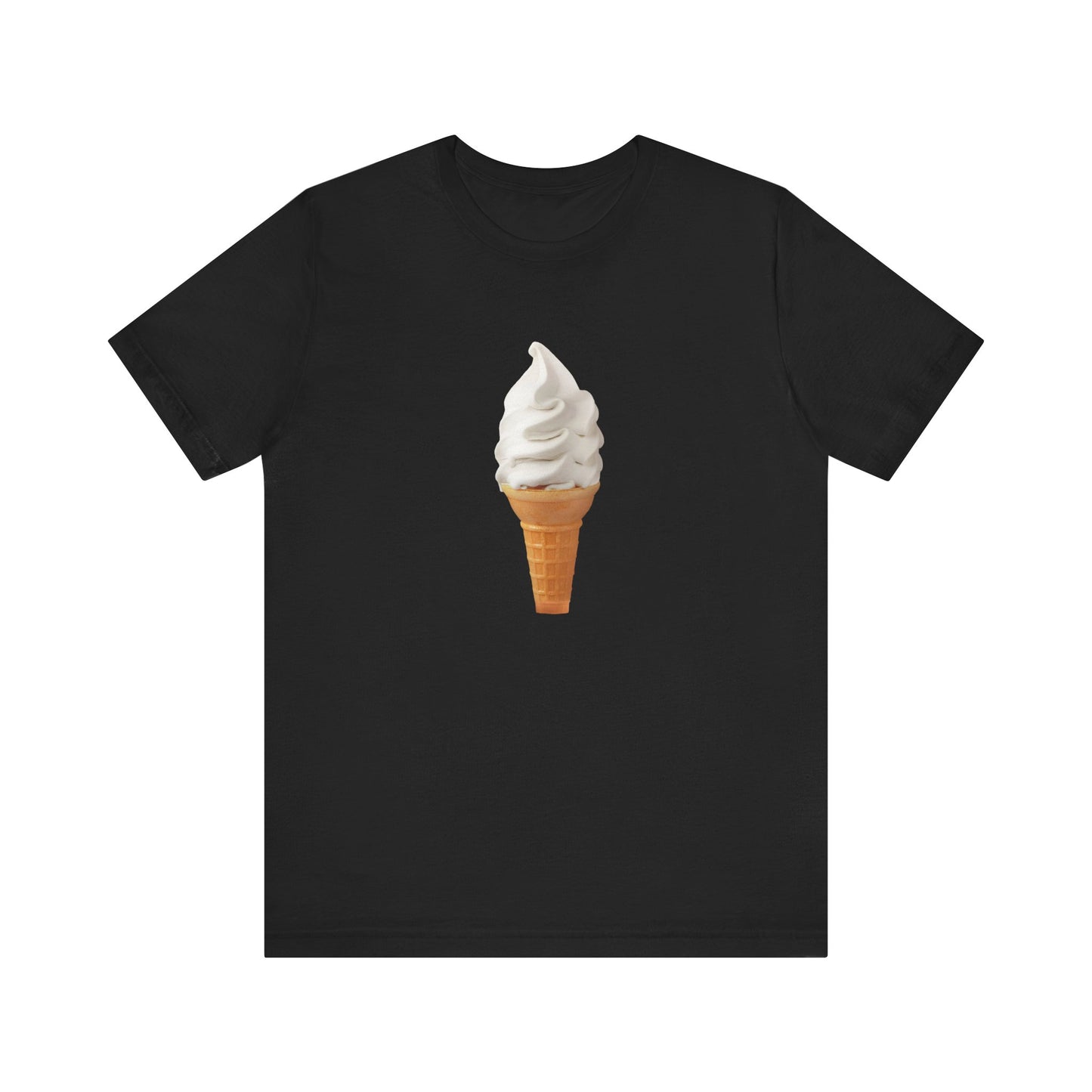 soft vanilla ice cream cone tshirt