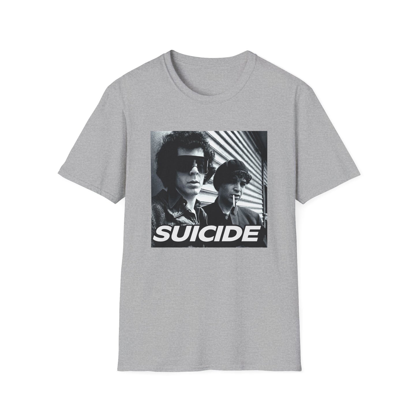 martin rev and alan vega suicide band 3 tshirt