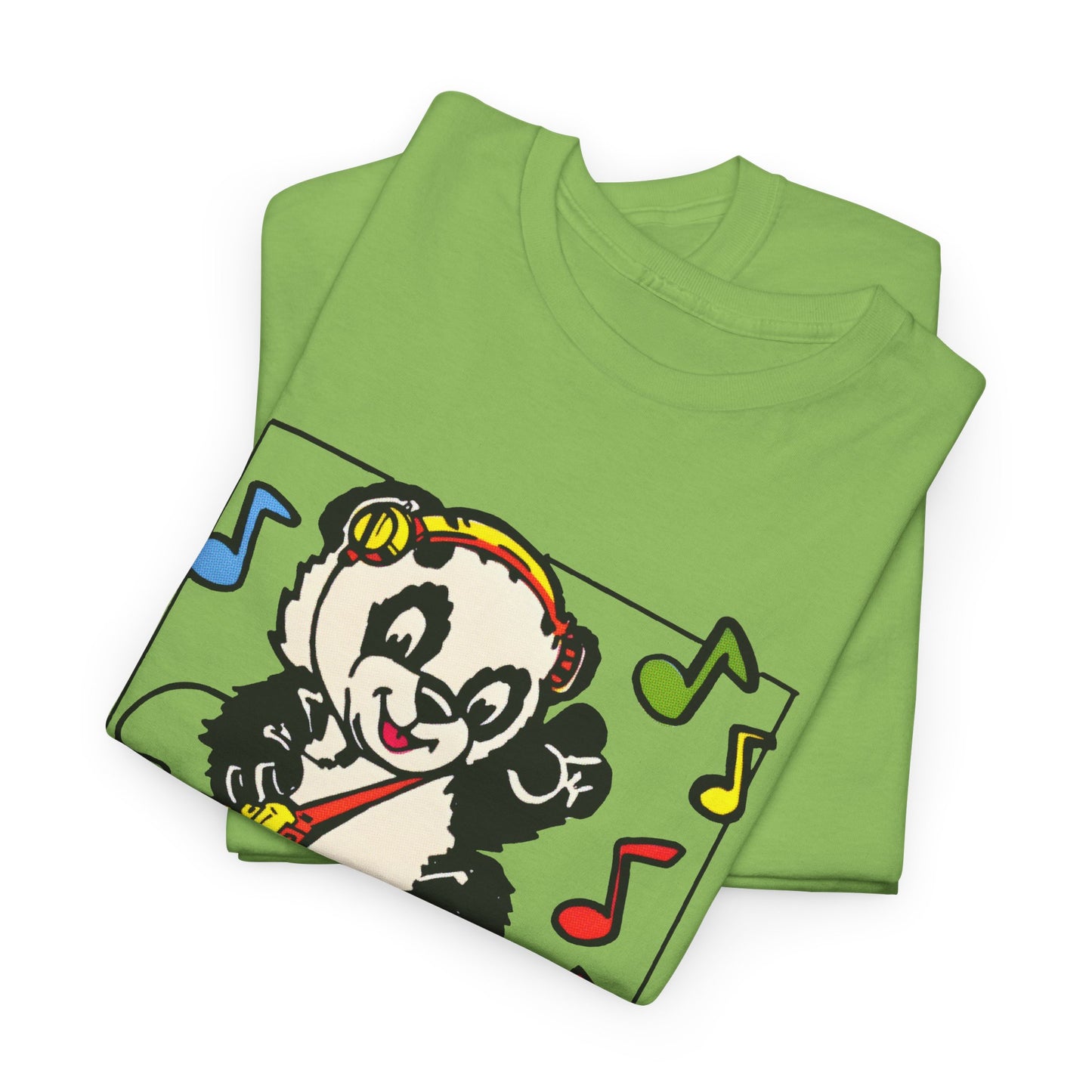 vintage 1980s dancing panda graphic reproduction tshirt