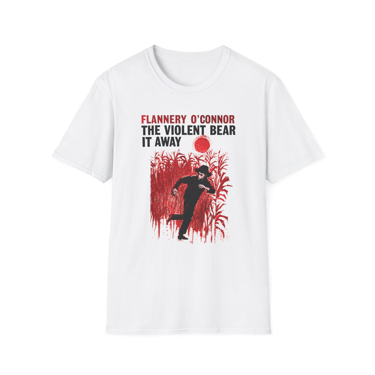 1960 the violent bear it away flannery o'connor alternate book cover tshirt