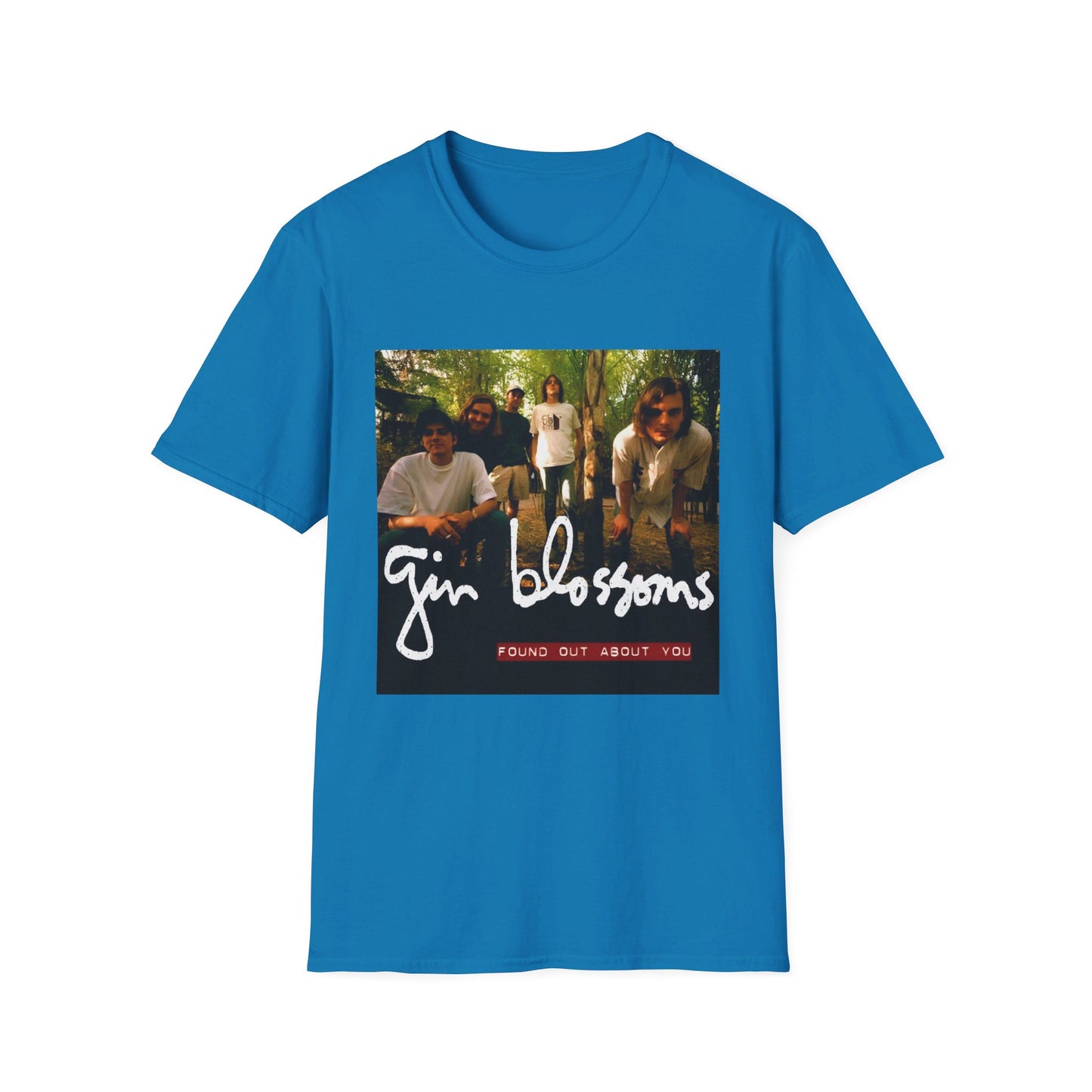 gin blossoms 1989 found out about you single tshirt