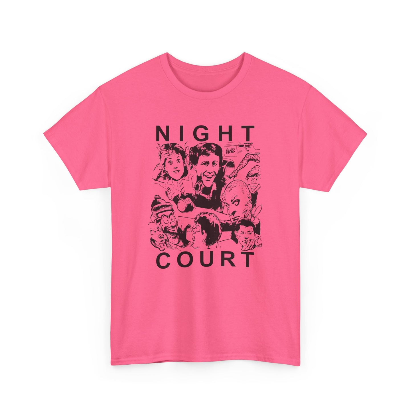 night court tv show newspaper art custom edit tshirt