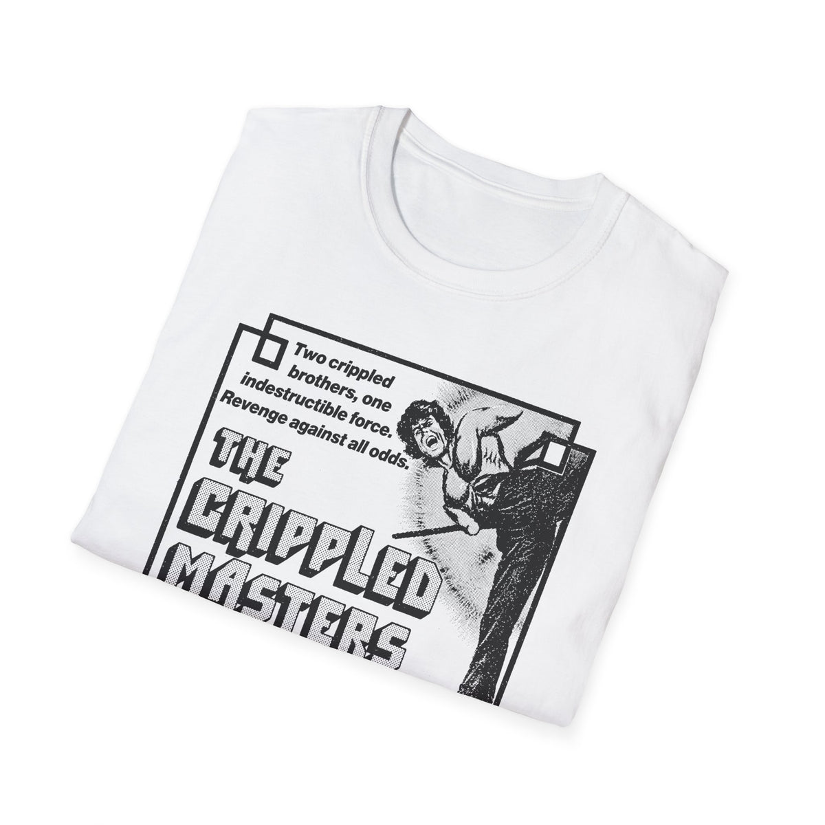 1979 hong kong martial arts film the crippled masters newspaper advertisement tshirt