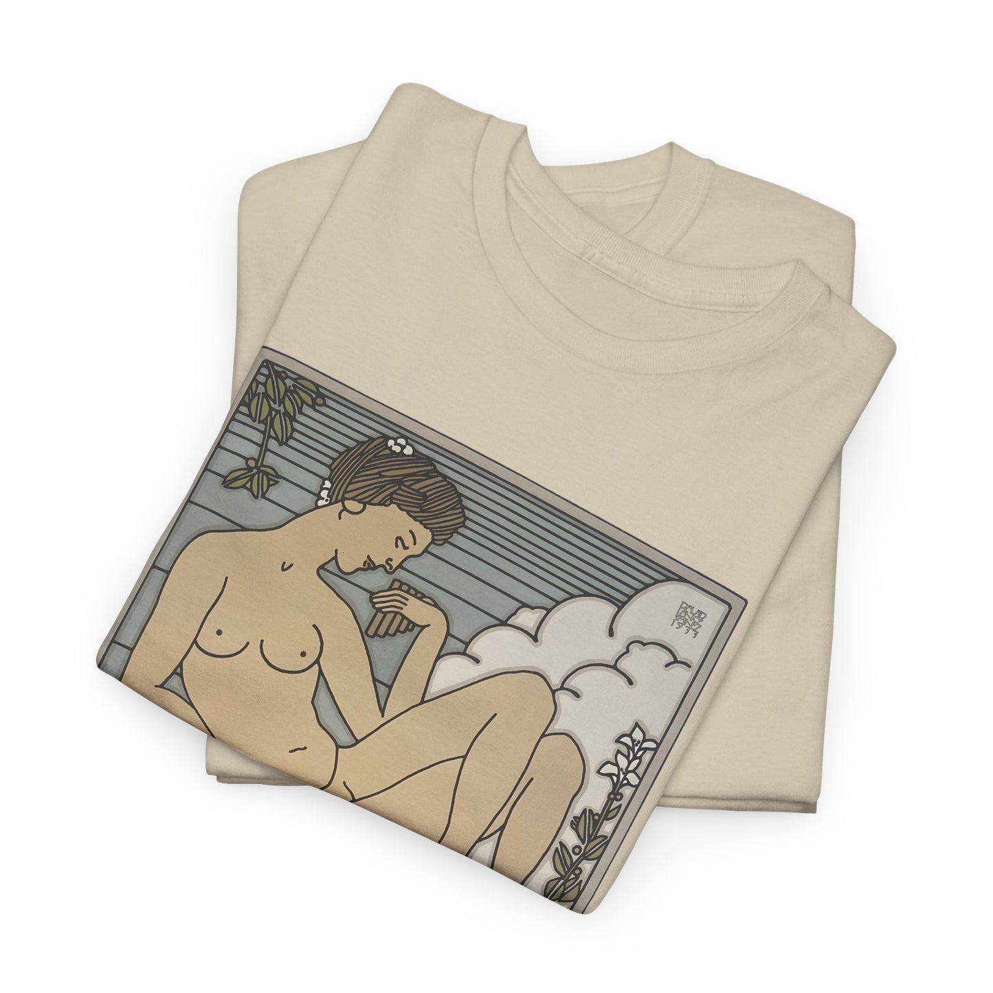 1970s chez panisse garlic festival david lance goines poster reproduction tshirt