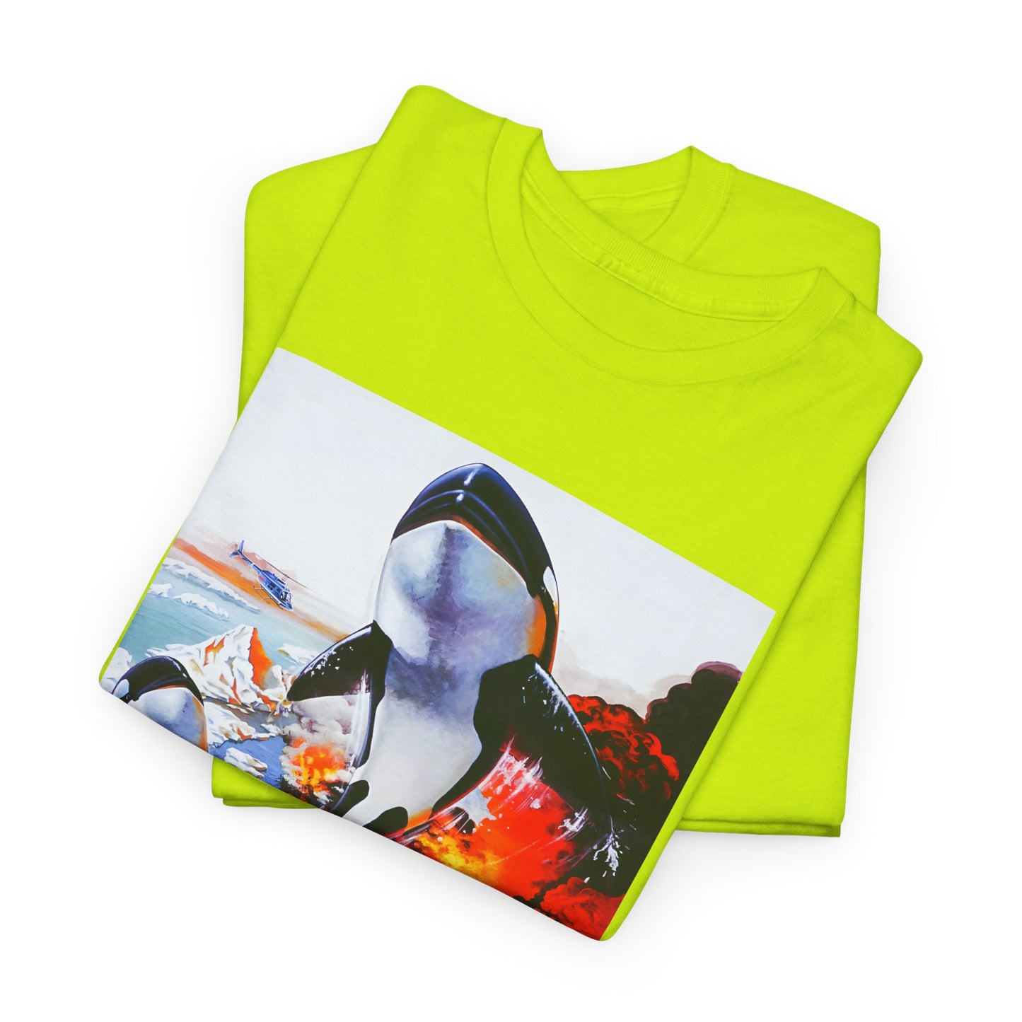 1977 orca the killer whale japanese movie poster custom edit with english title tshirt