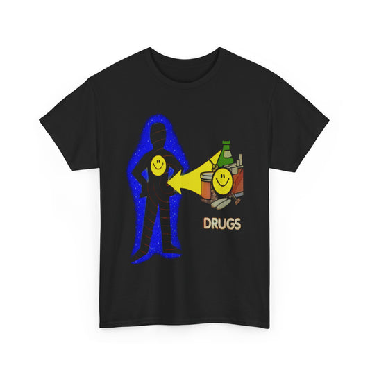 1988 anti drug message straight up reproduction tshirt