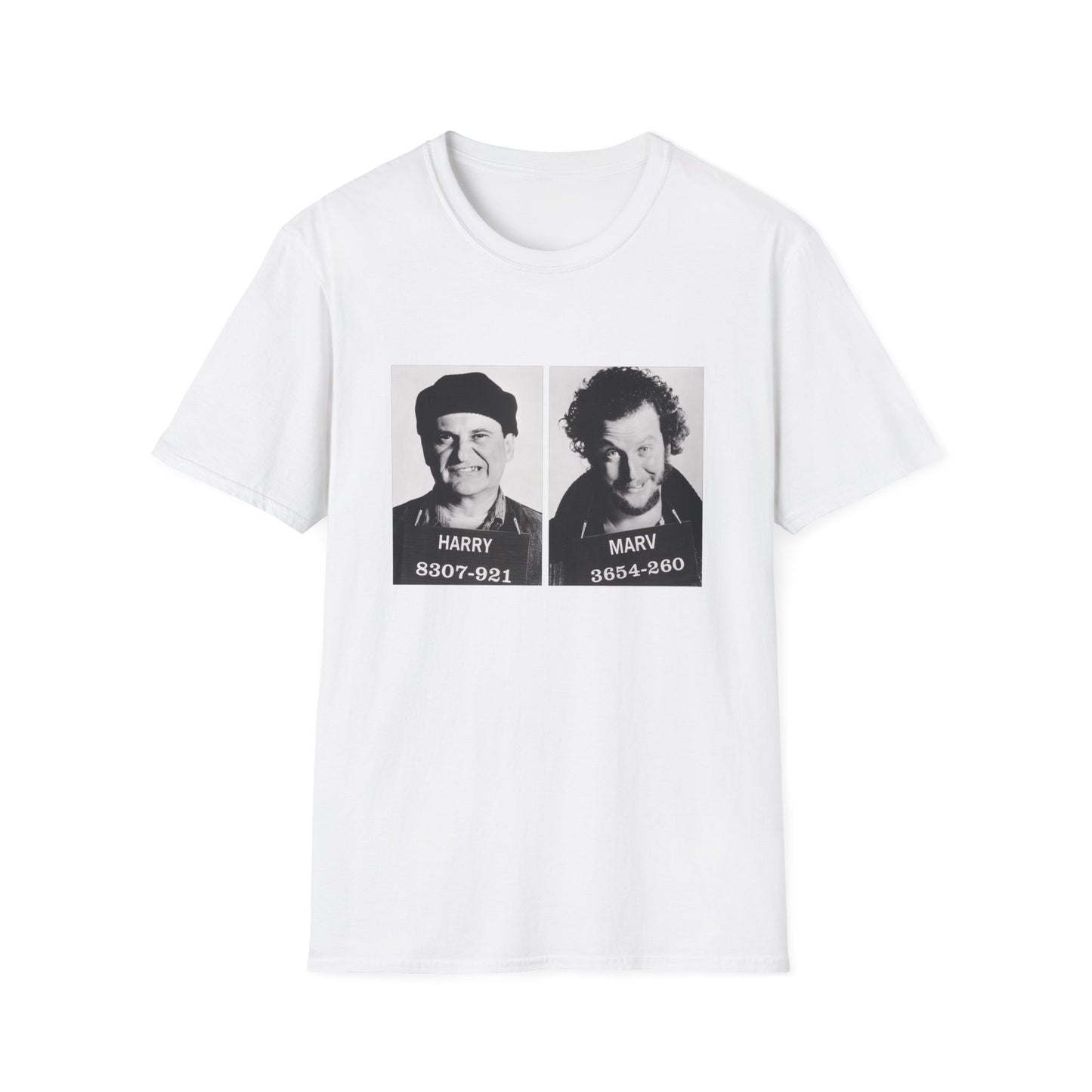 harry and marv mugshot christmas tshirt