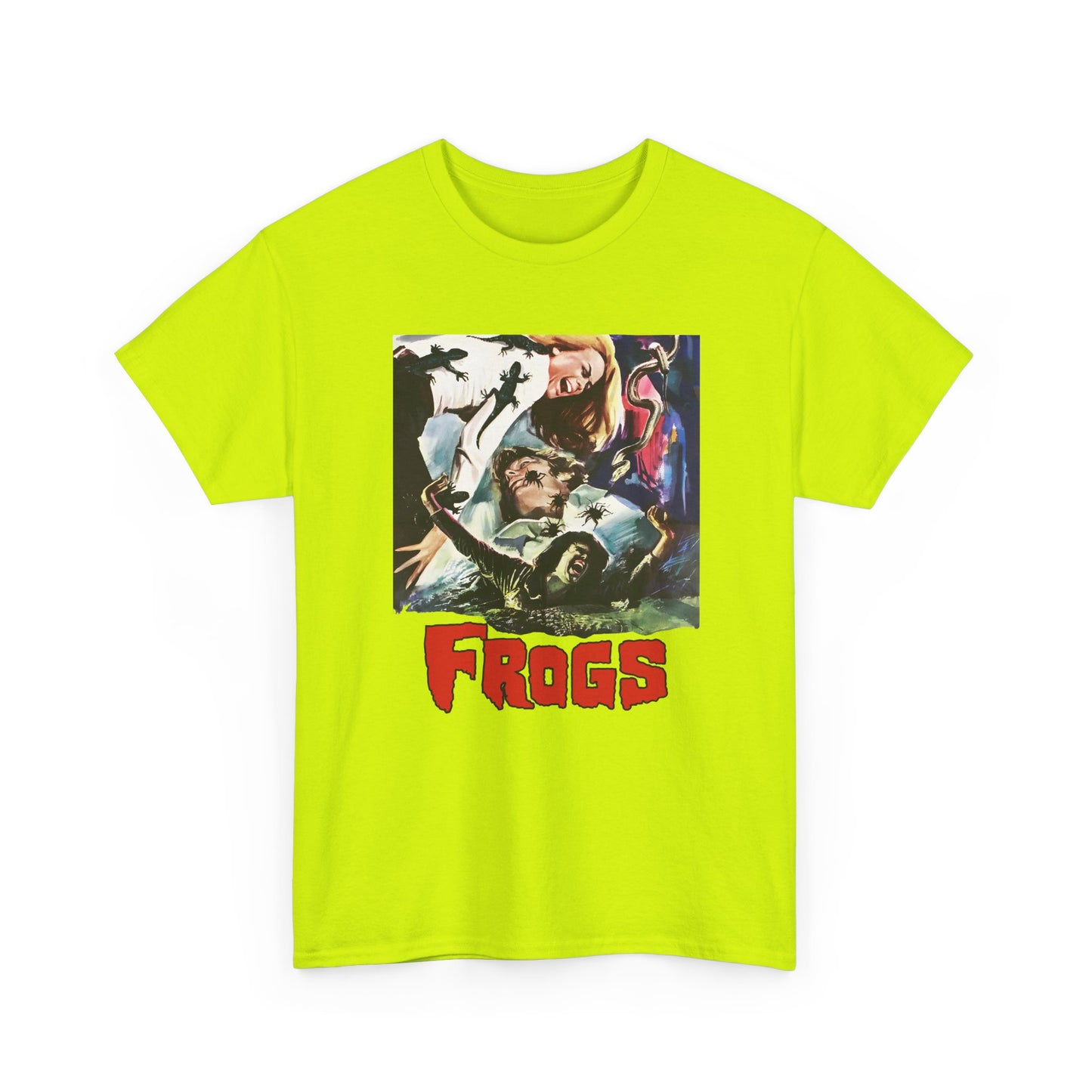 1972 eco horror movie frogs italian poster custom edit tshirt