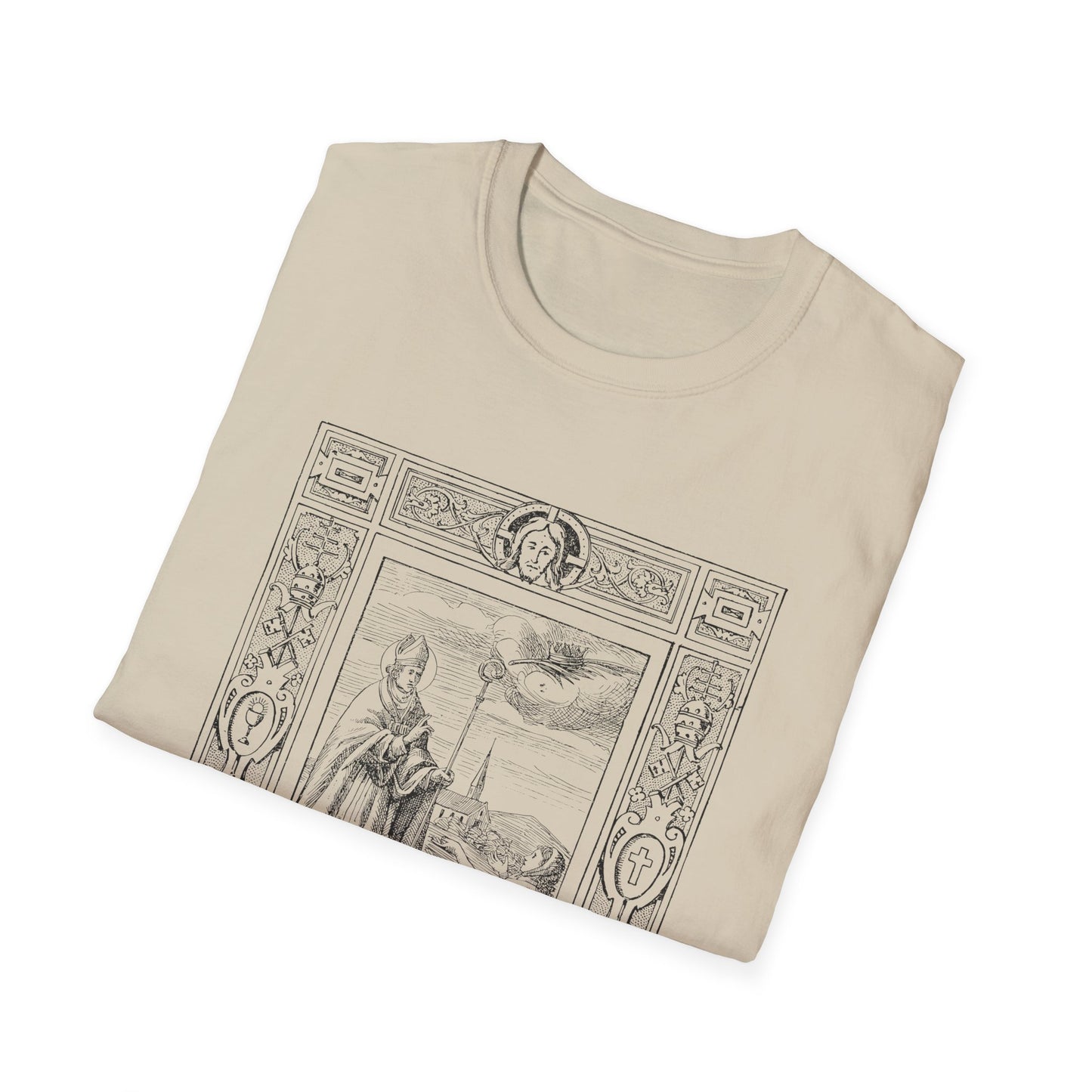 saint valentine healing epilepsy illustrated by dr. frantisek ehrmann circa 1899 tshirt