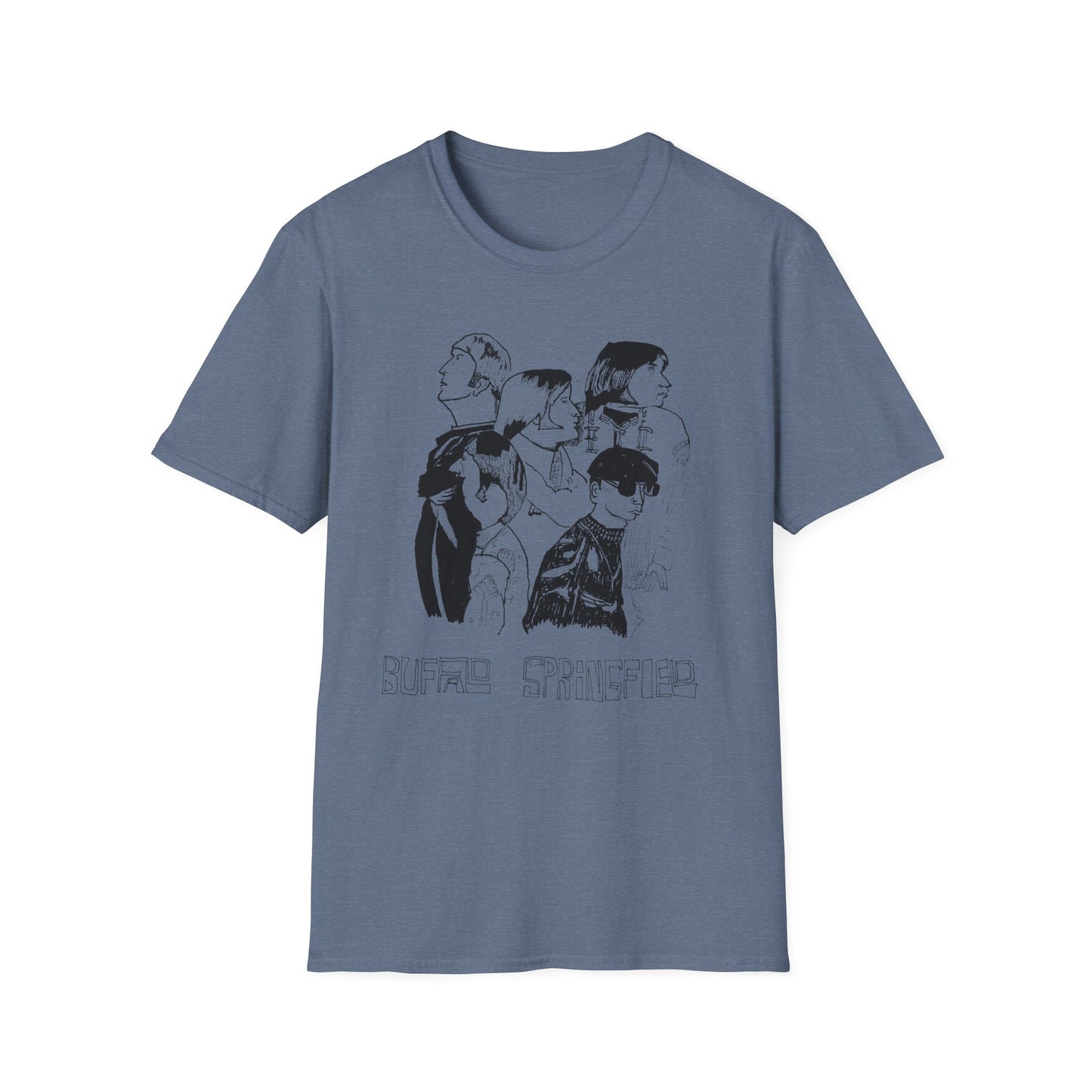 buffalo springfield original fan art drawing tshirt