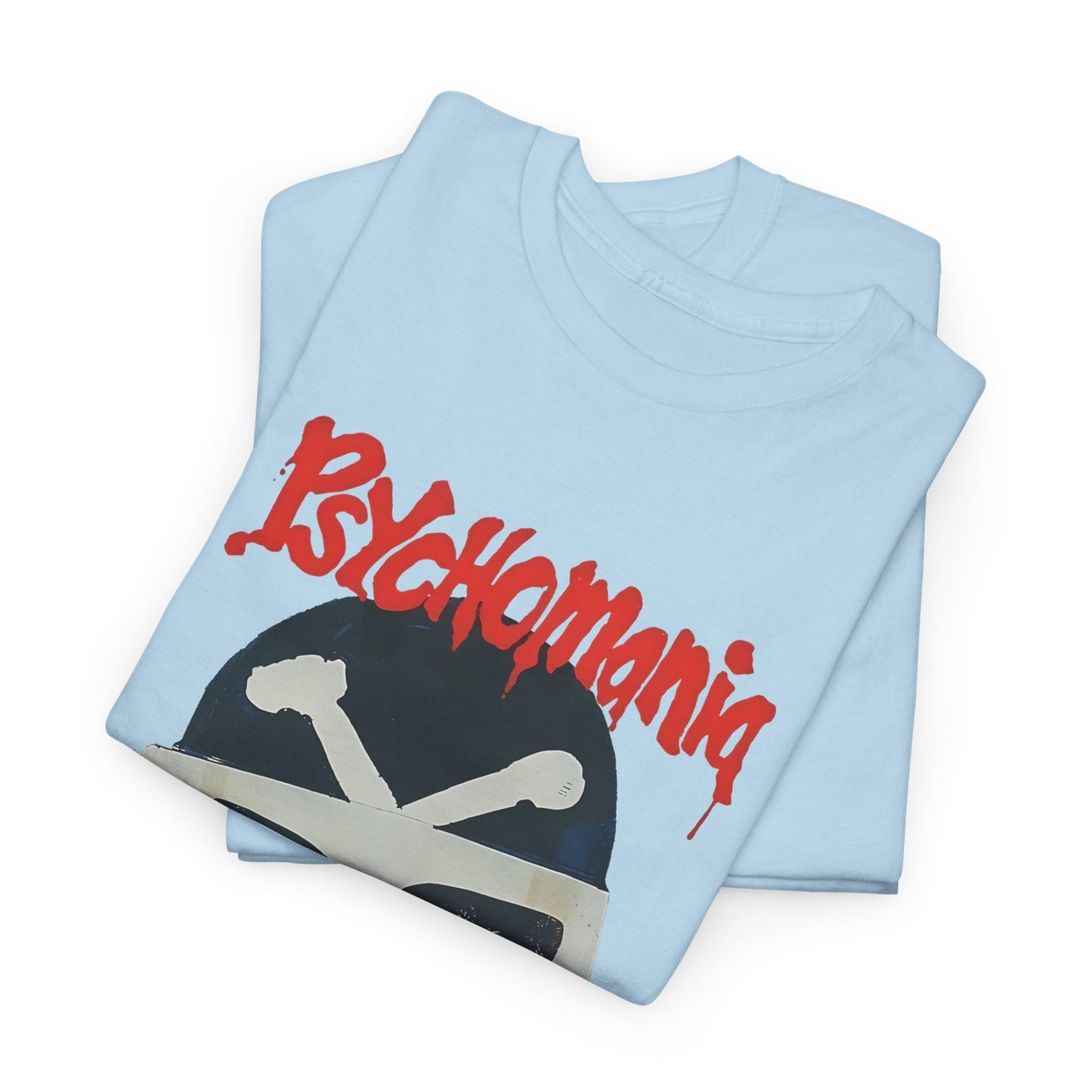 1973 psychomania movie poster no lettering tshirt