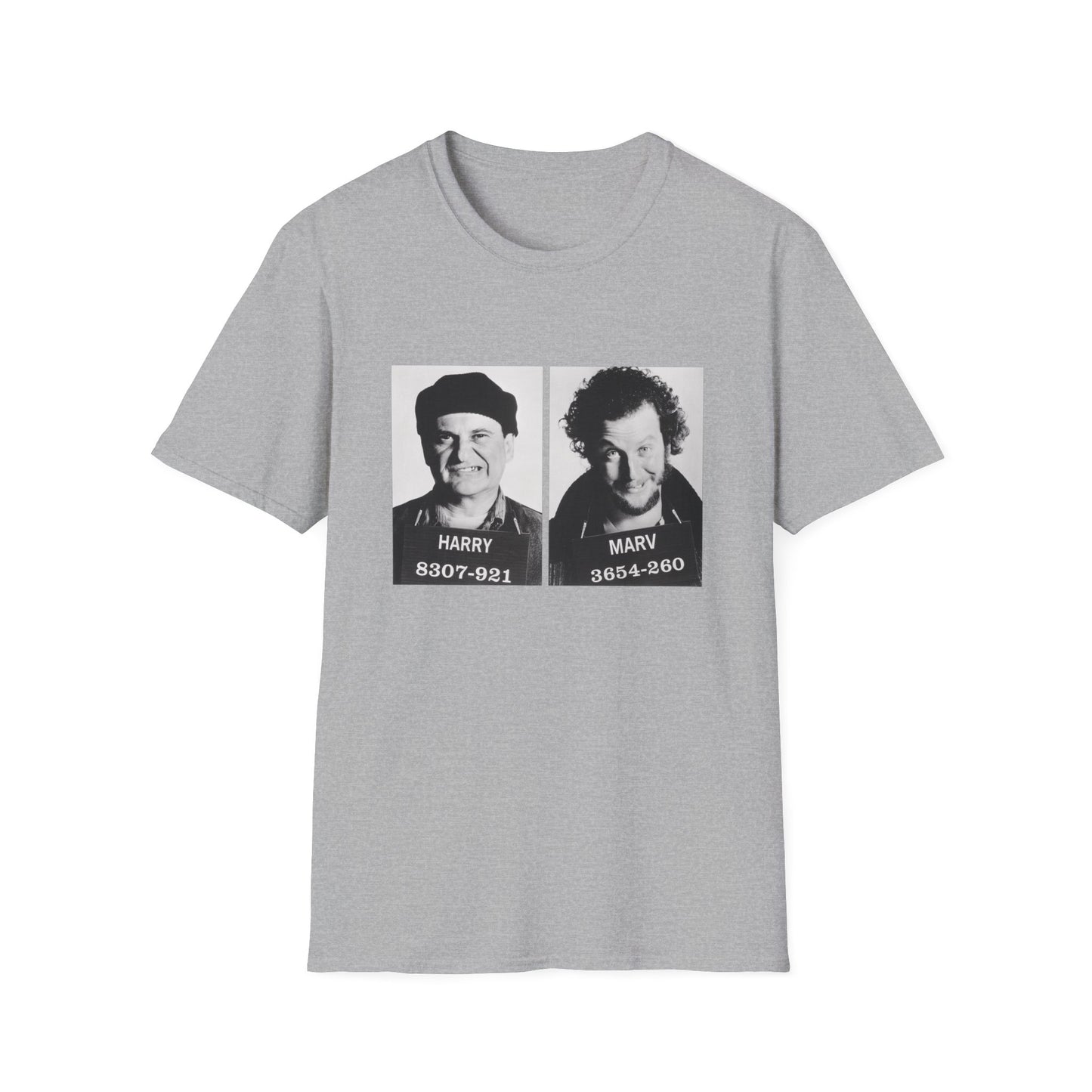 harry and marv mugshot christmas tshirt
