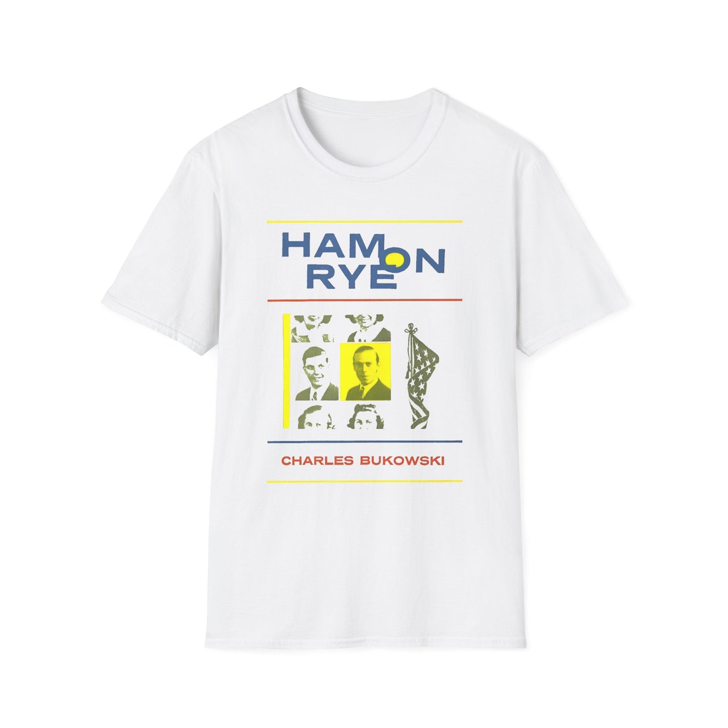 ham on rye novel by charles bukowski book cover tshirt