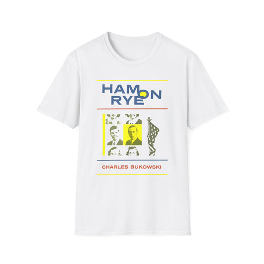 ham on rye novel by charles bukowski book cover tshirt