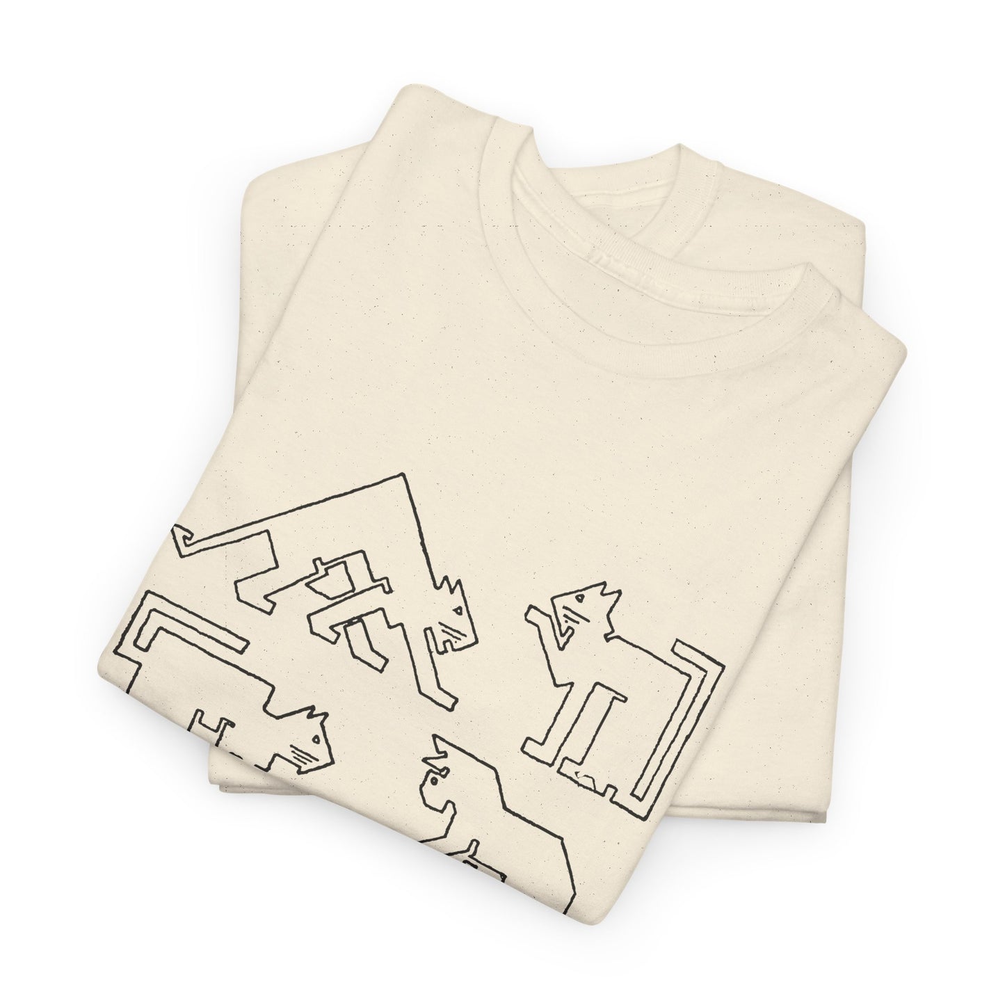 1910 ernest allen batchelder draw a cat using only straight lines reproduction tshirt