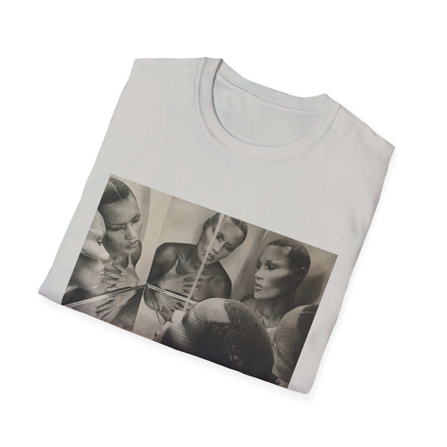 grace jones mirror gatefold for 1979 album muse tshirt