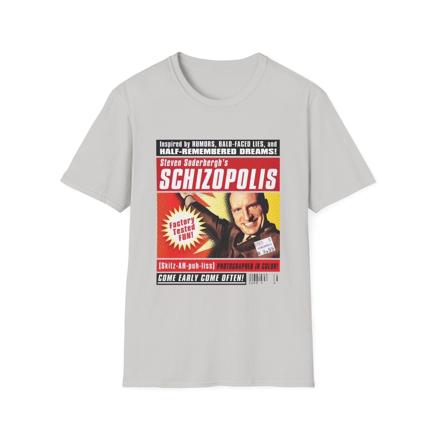 1996 steven soderbergh's schizopolis movie poster tshirt