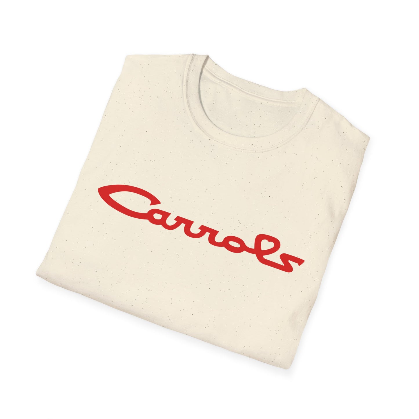 vintage defunct carrols fast food logo tshirt
