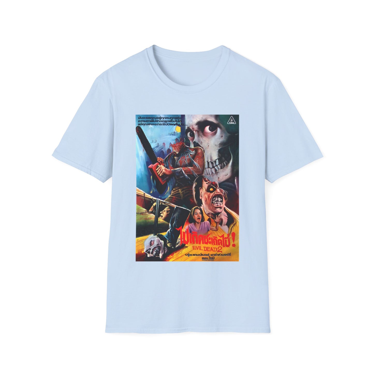 1987 thai movie poster for evil dead 2 tshirt