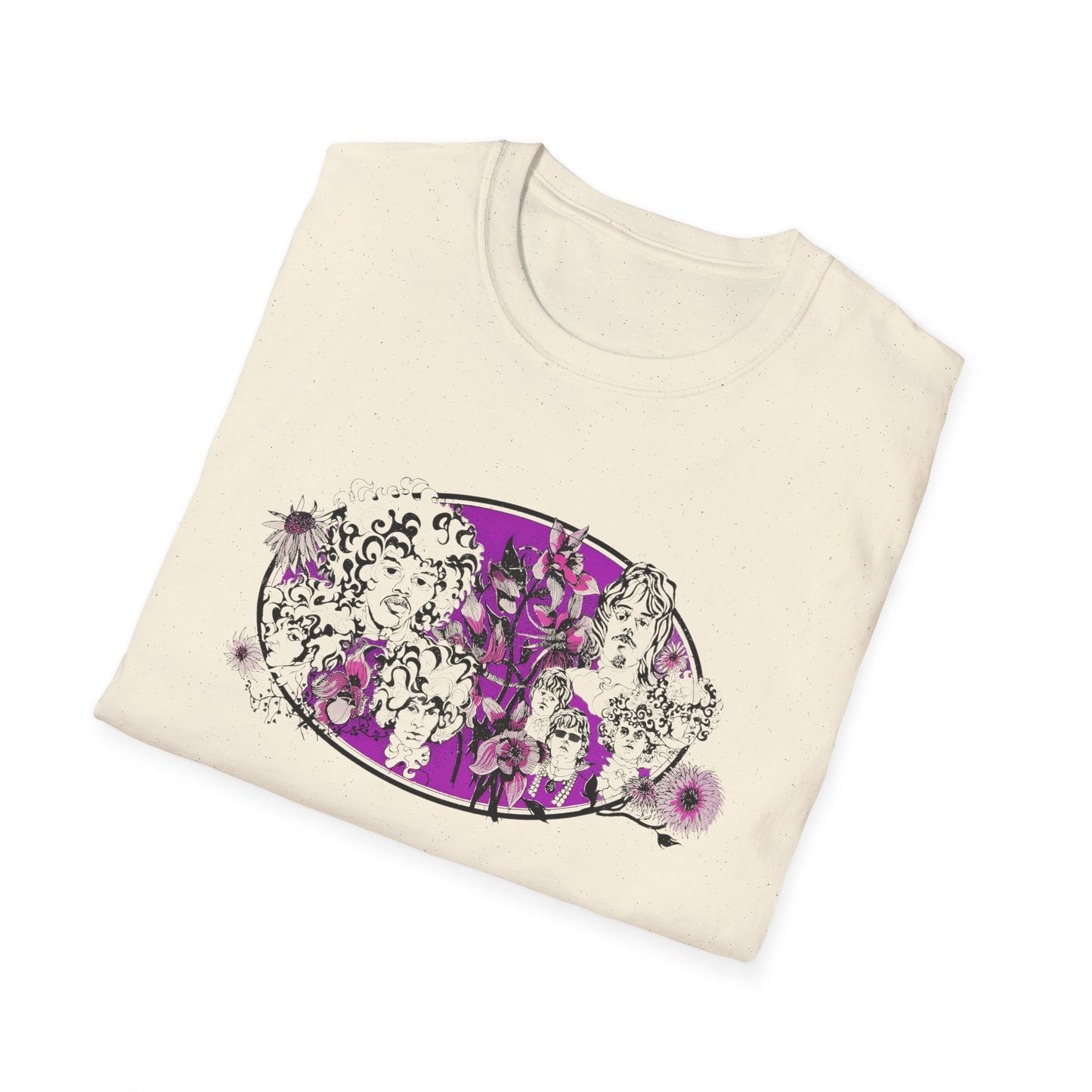 1967 uk tour poster for jimi hendrix, pink floyd, and the move tshirt