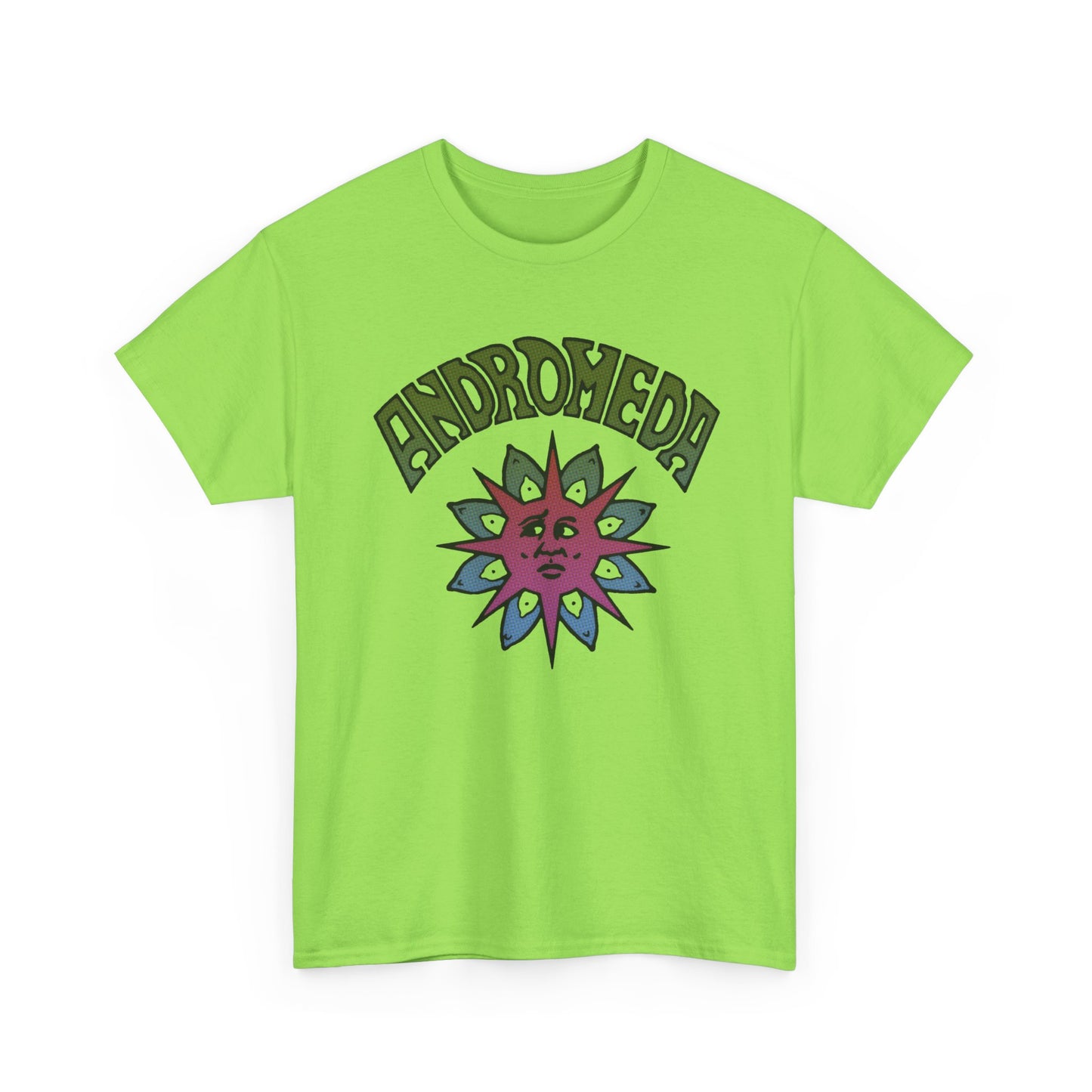 1960s english psychedelic band andromeda fan art tshirt