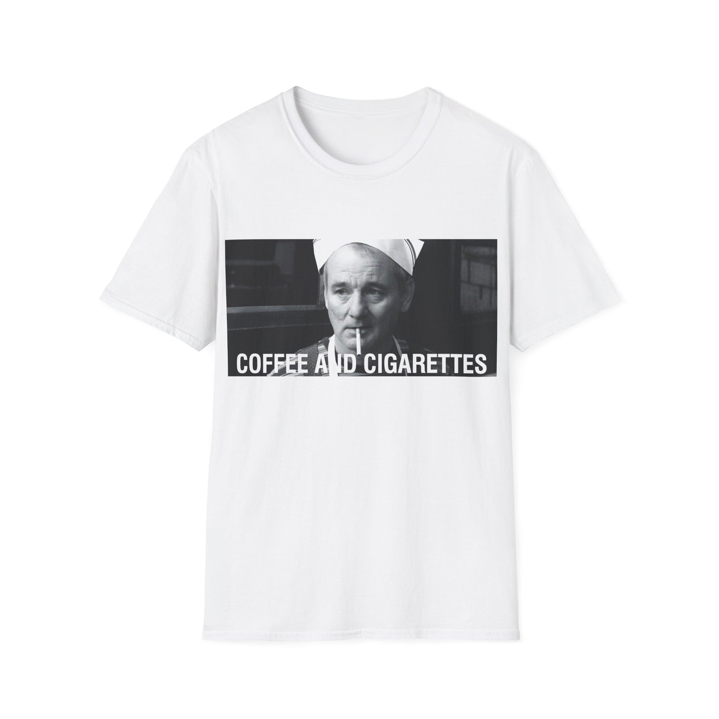 bill murray in coffee and cigarettes tshirt