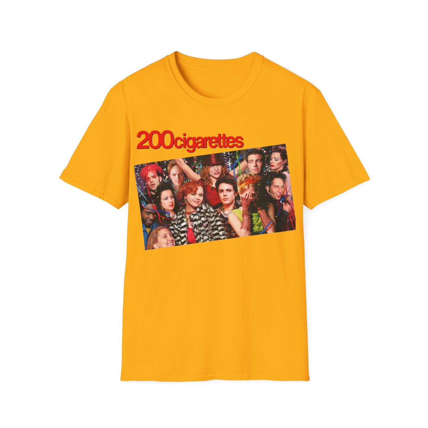 1999 movie poster tshirt 200 cigarettes